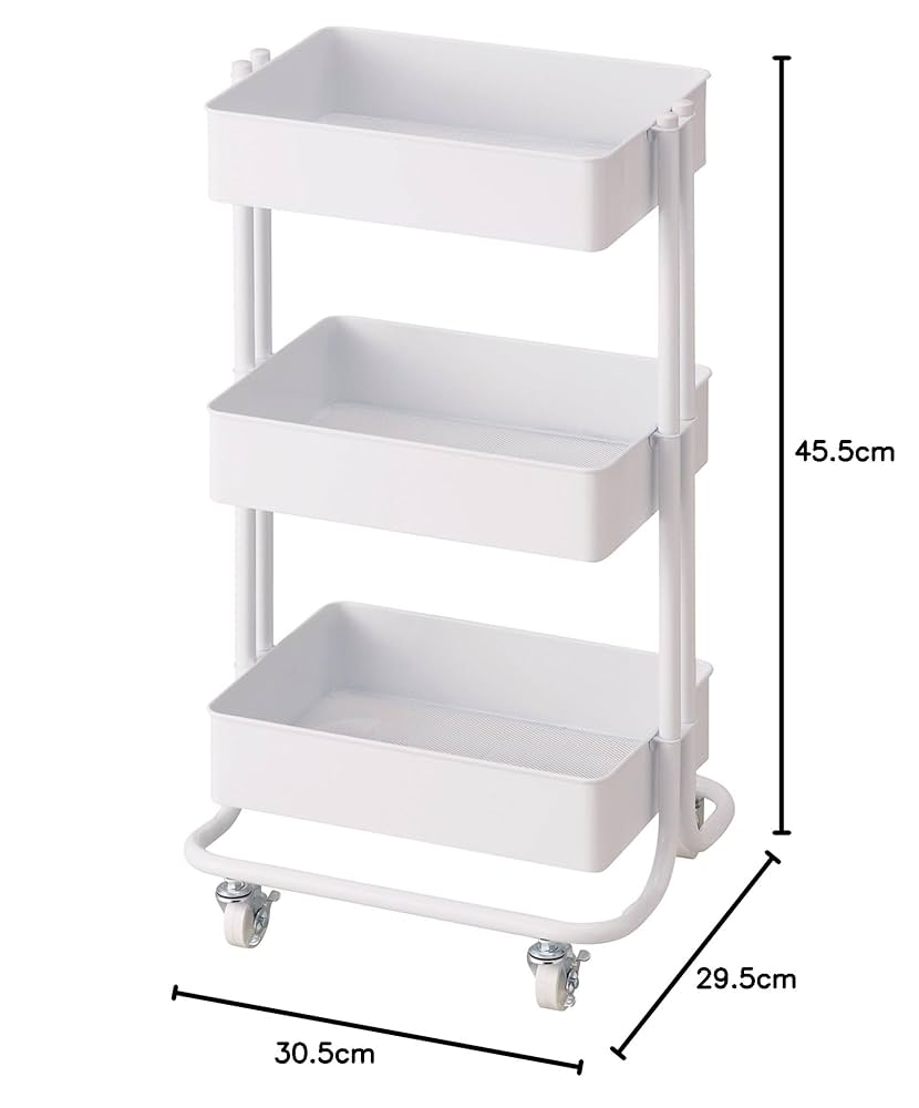 ゴールドバーカート 3段 キャスター付き 幅66×奥行40×高さ82cm Amazon.co.jp: GAOMON ゴールドバーカート 3段バーカート 家庭用