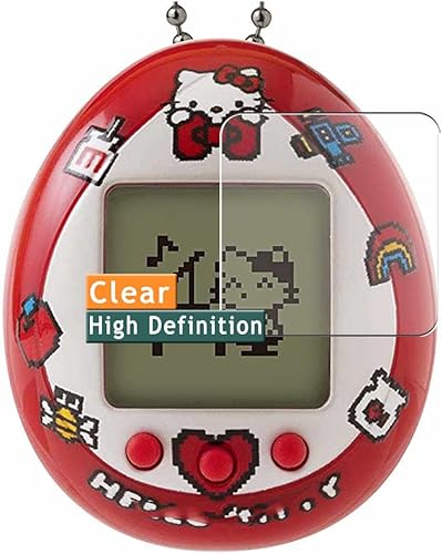 Vaxson 3 protectores de pantalla, compatible con Tamagotchi Hello Kitty TPU protectores de película adhesiva no vidrio templado
