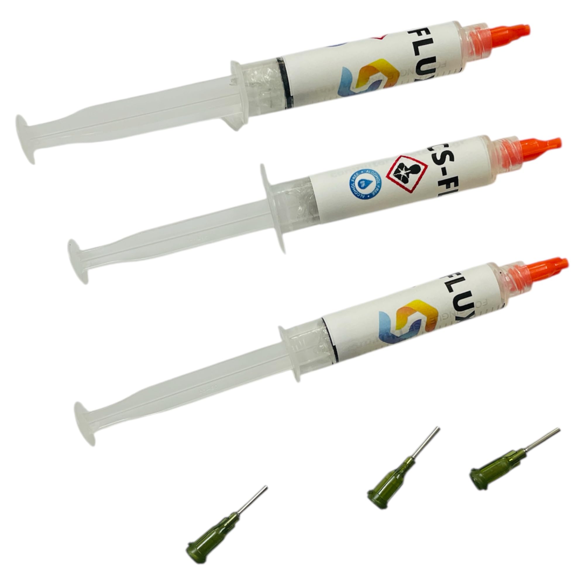 CS-Flux rebillage Baja viscosidad Libre de halógenos Flujo líquido para BGA componente reelaborar reflujo 15g. Ideal para Reparaciones de GPU VGA