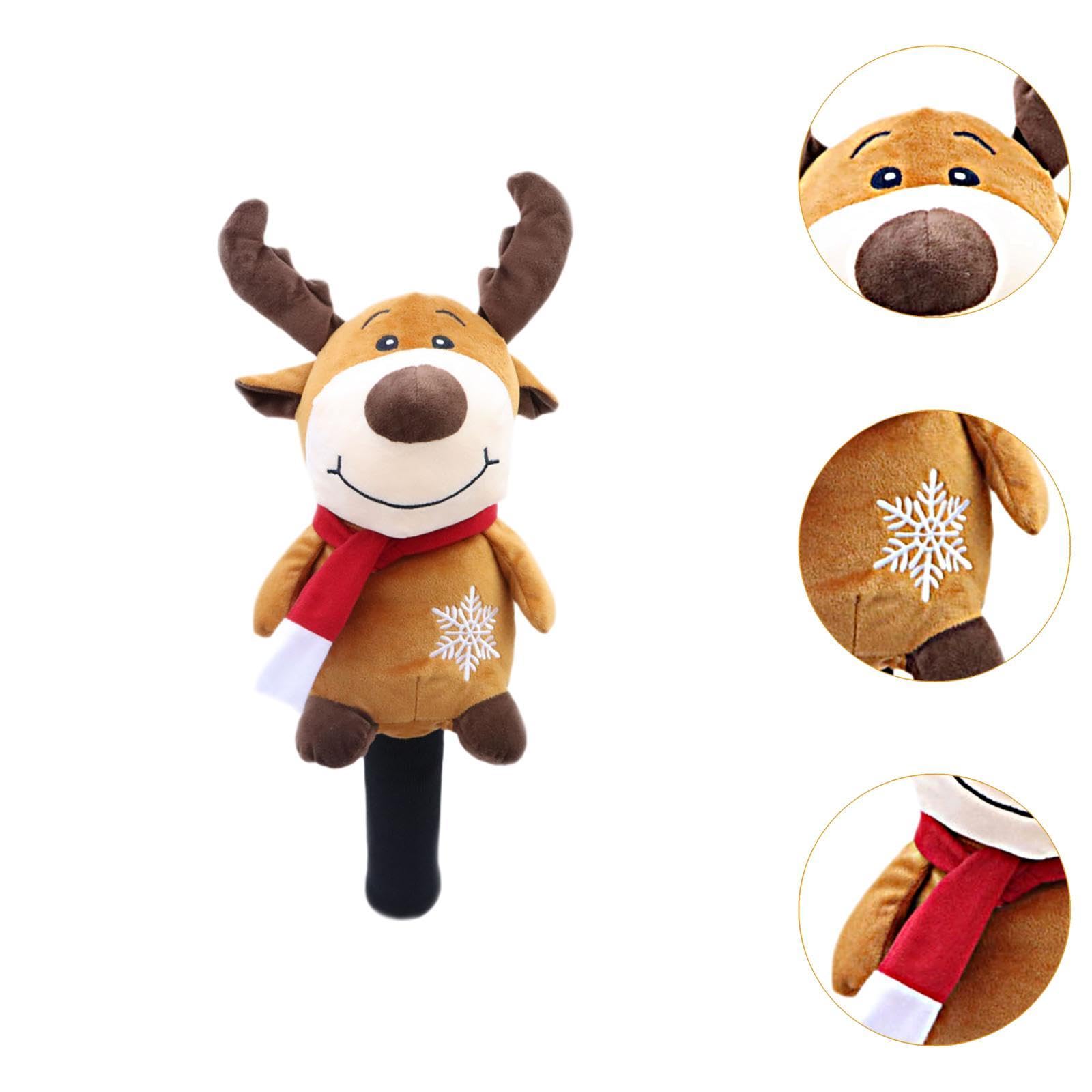 Golf Headcover Protector para Madera Funda de Animal de Peluche Reemplazo de Cubierta de Palo Manga de Club de Golf Material Tejido Suave Adecuado