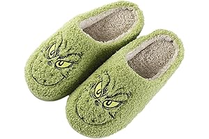 Enchanting Christmas Grinch Slippers