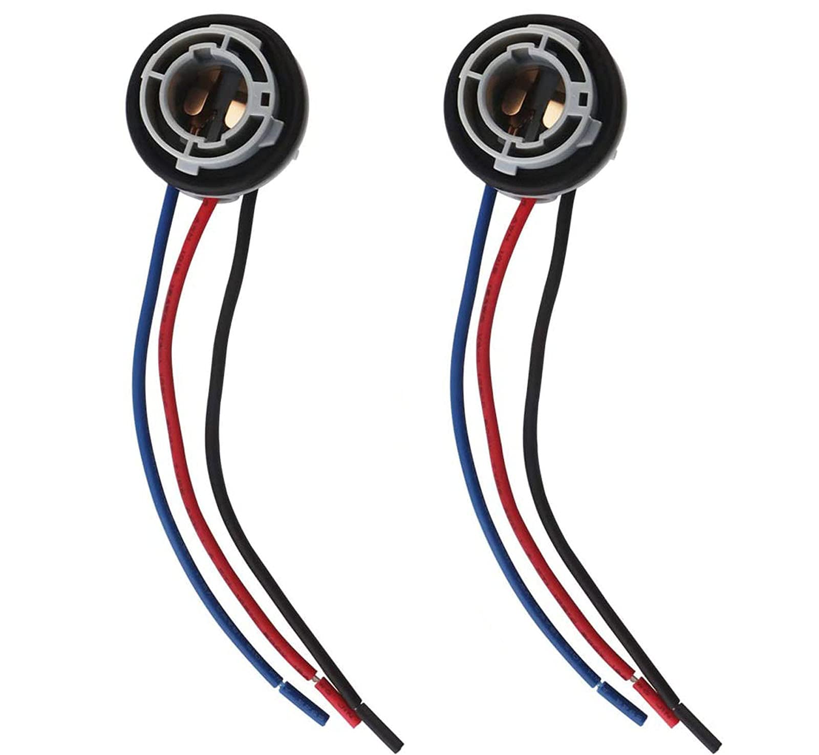 SAUTOP4Pcs BAY15d 1157 LED Light Bulbs Socket Holder,P21/5W Adapter Base Connector Car Accessories for Brake Light Turn Signal Headlight Light