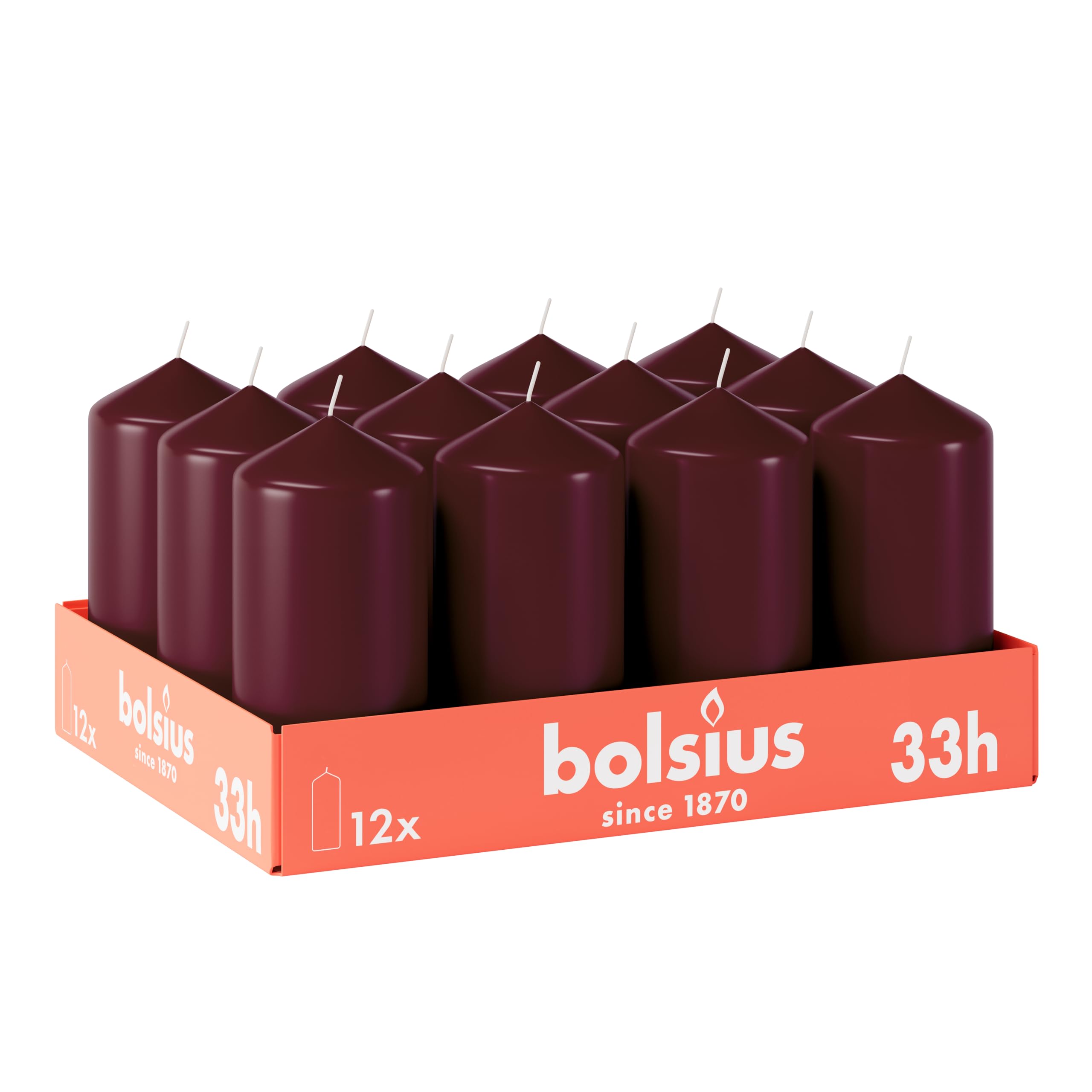 Bolsius Gladde stompkaarsen - Nu 11% korting