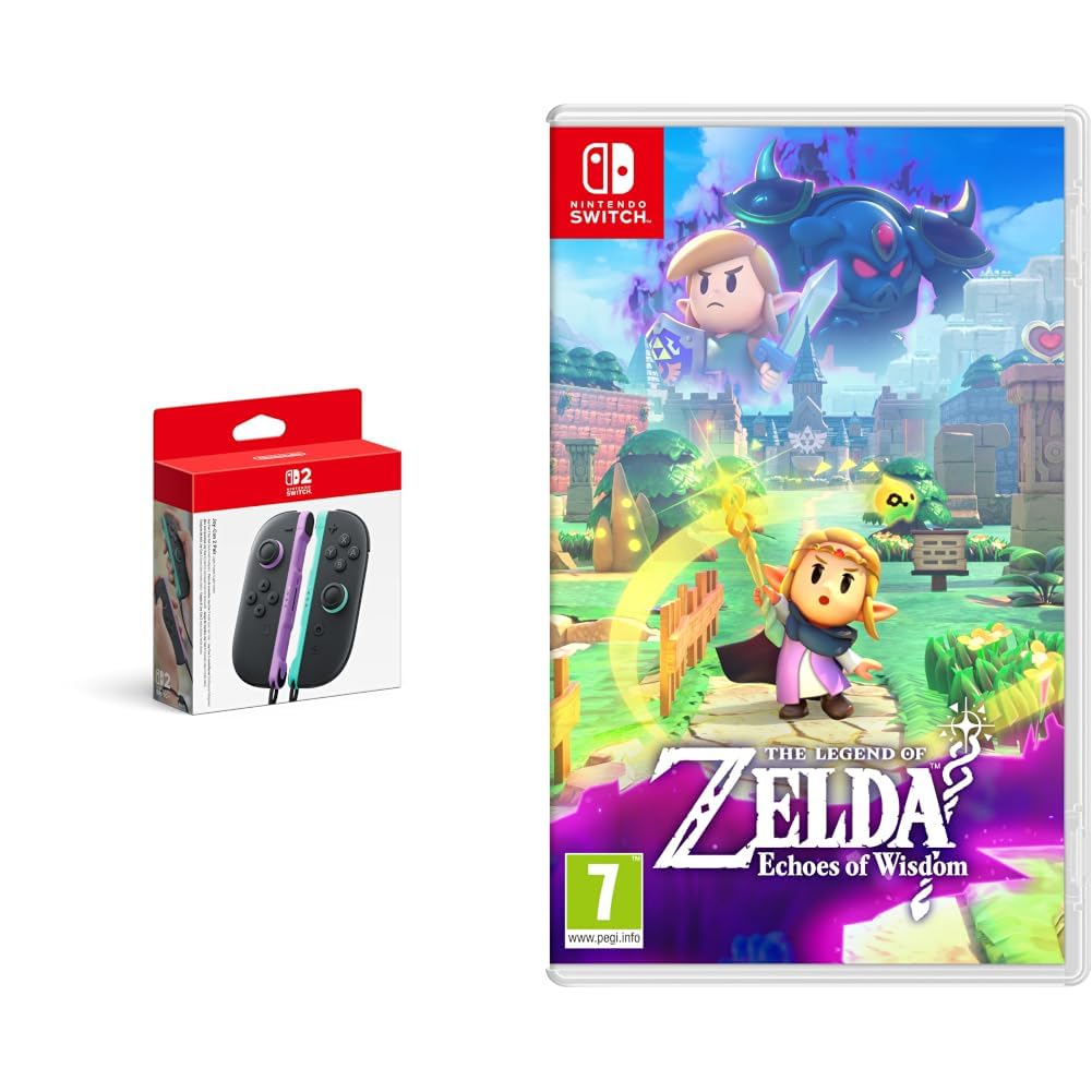 Nintendo Iberica SL Joy-Con 2 (morado claro/verde claro) Switch The Legend of Zelda: Echoes of Wisdom