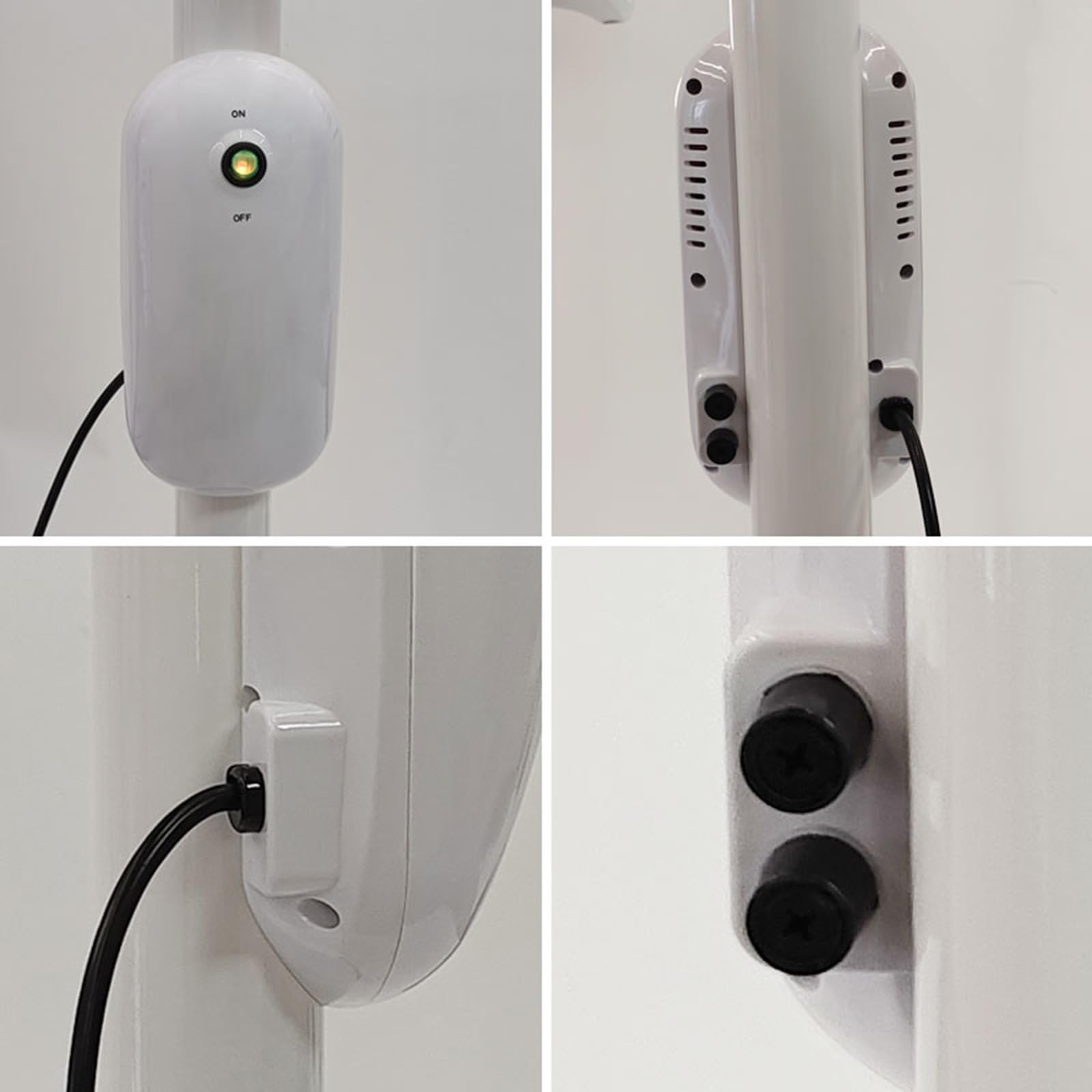 Mobilna Lampa do Badań Lekarskich, ściemnialna Lampa Chirurgiczna LED, Lampa do Badań Stomatologicznych 9W, z Trybem Podwójnego Sterowania Indukcyjnego i Przyciskowego, Lampa Kosmetyczna