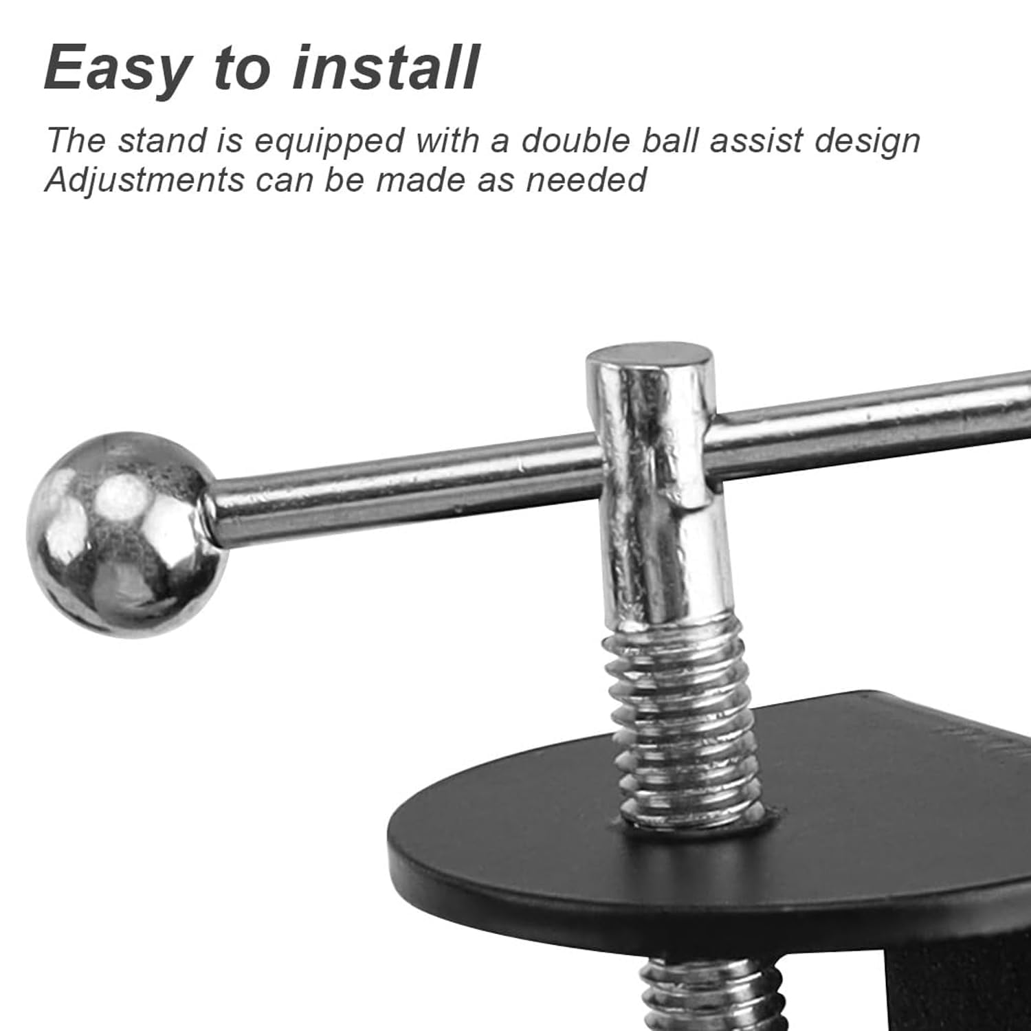 2 Pezzi Morsetto Da Tavolo In Lega Alluminio - Per Microfoni, Lampade, Accessori - Foto 8