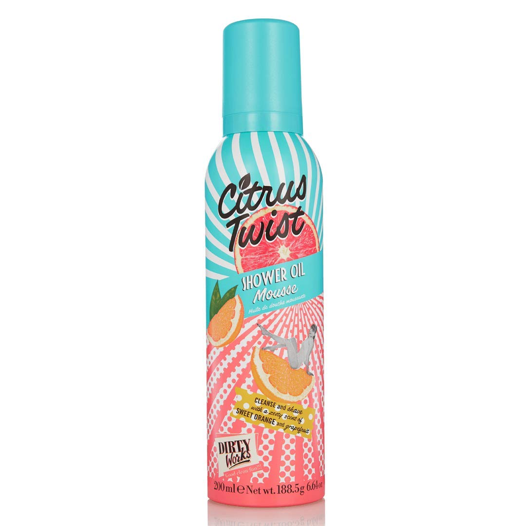 Dirty Works Citrus Twist Shower Oil Mousse 200 ml
