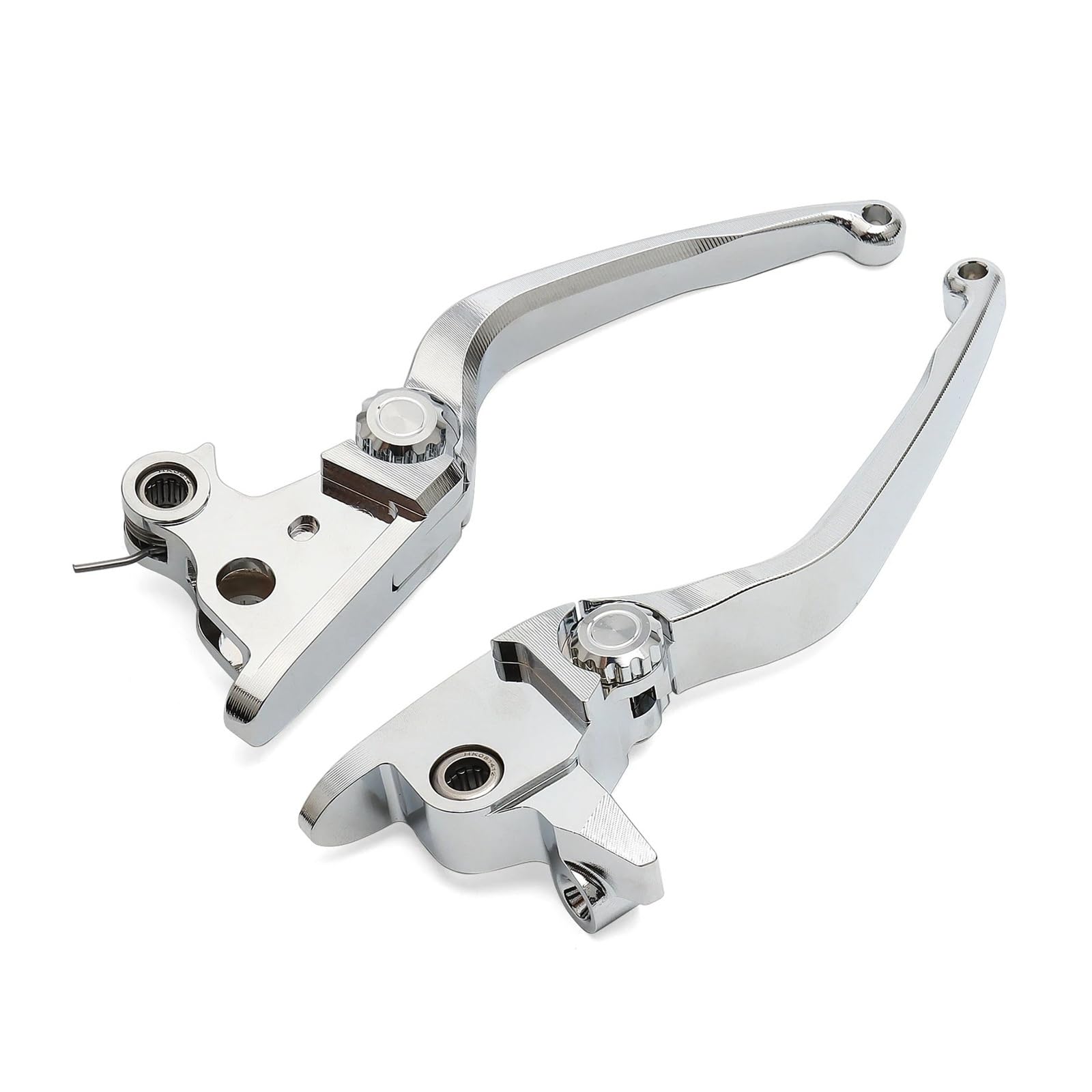 DAJMSUY Motorbike Brake Clutch Lever for Touring for Road for King for Electra for Glide 21-Later Motorcycle Aluminum Brake Clutch Lever 5 Position AdjustmentAccessories