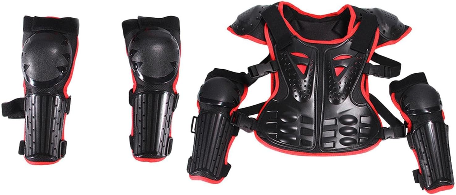 Kids Dirt Bike Protective Gear Comfortable Multifunction Breathable Elbow Guard Kids Motorcycle Suit for Cycling Skating
