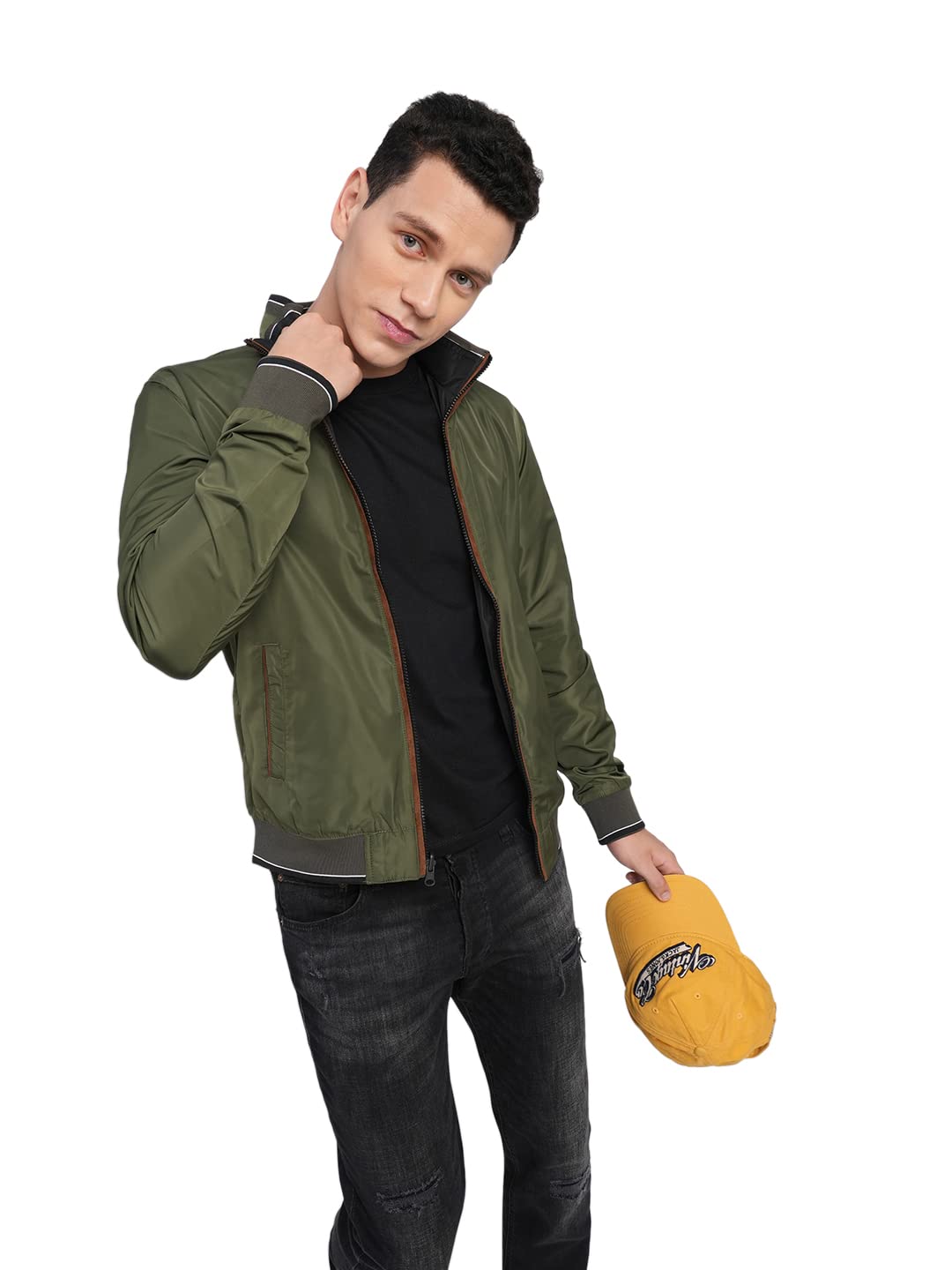 jack & jones Men's Polyester Standard Length A-Line Coat-picture-17