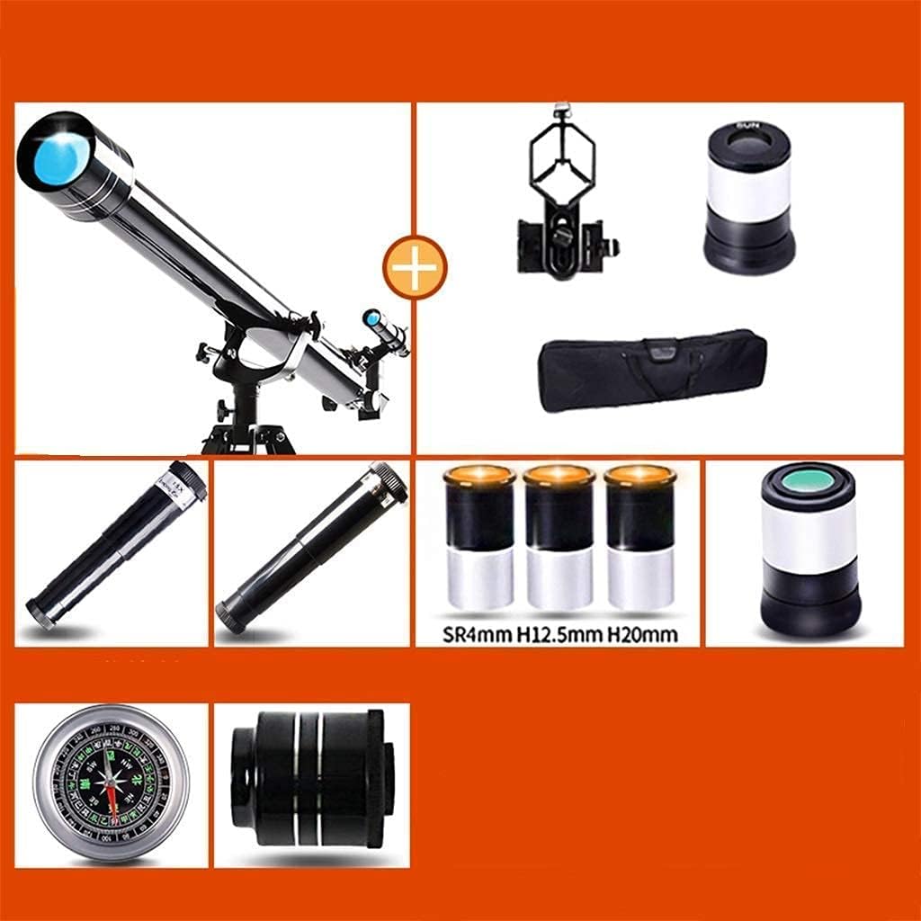 2021 Updated Telescope for Kids 900mm Focal Length Travel Refractor Telescope Good Partner to View Moon and Planet - Good Travel Telescope with Backpack for Kids and Beginners