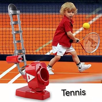 Baseball Pitching Machines, Electronic Softball Pitching Baseball Trainer Machine with Stable Base, Baseball Throwing Machine, Height Adjustable/Balls Every 7 Seconds, for Tennis Training