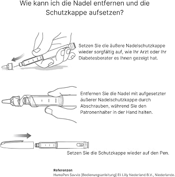 HumaPen Savvio Pen Insulin Injection Device in Various Colors (Graphite)