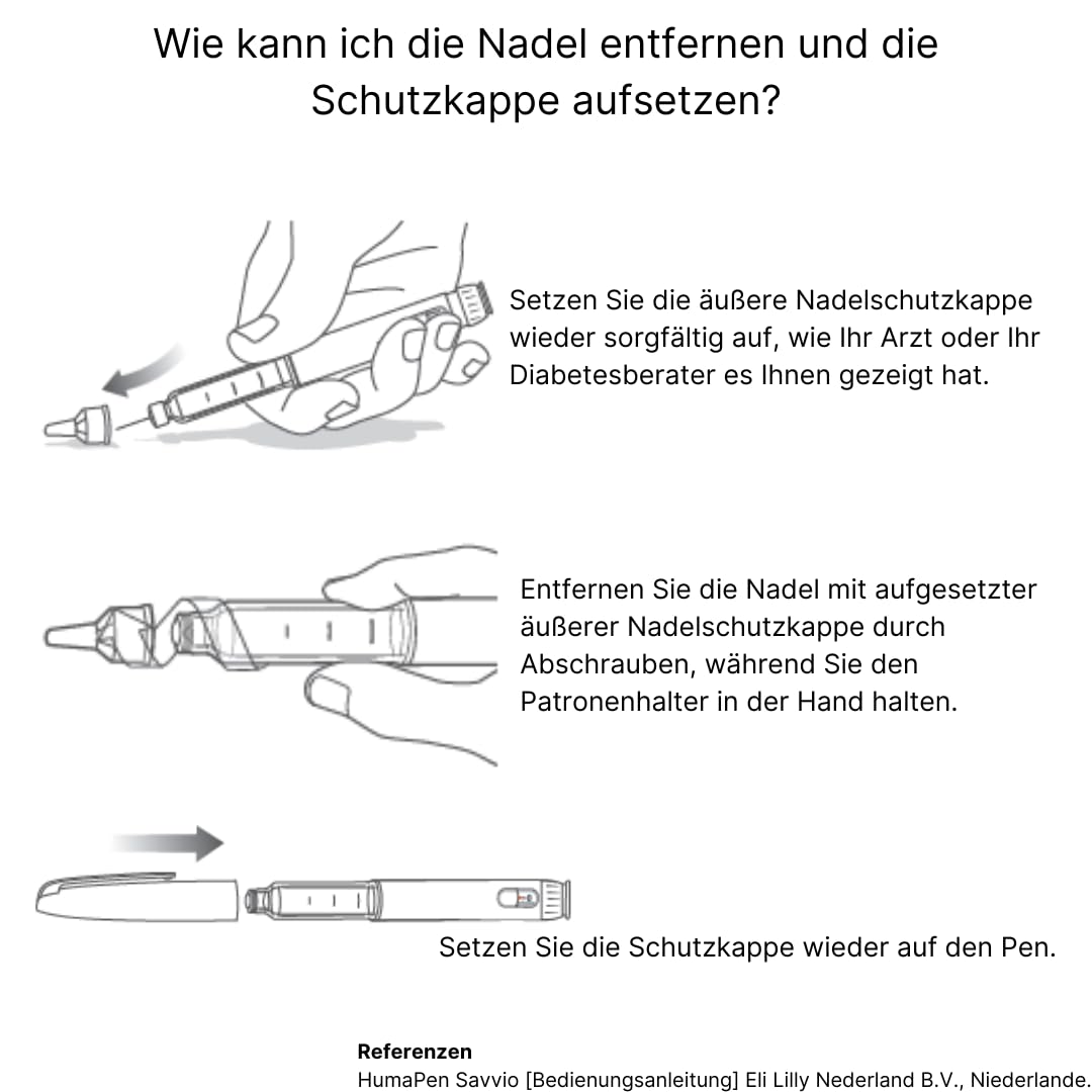 HumaPen SAVVIO Pen Insulin-Injektionsgerät in verschiedenen Farben (blau)