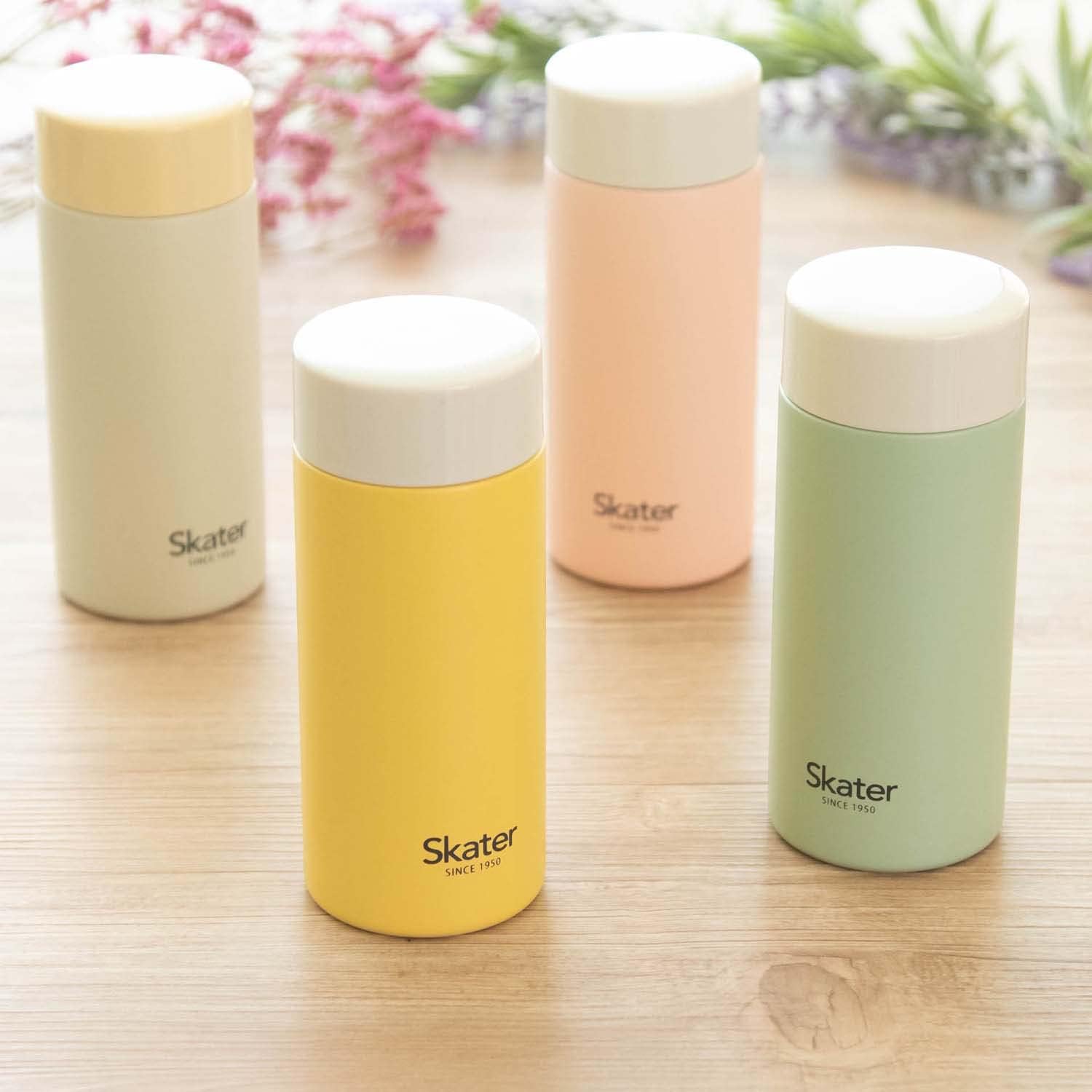 Skater STYL2-A Mug Bottle, Dull Yellow, 8.5 fl oz (250 ml), Ultra Lightweight, Stainless Steel Water Bottle