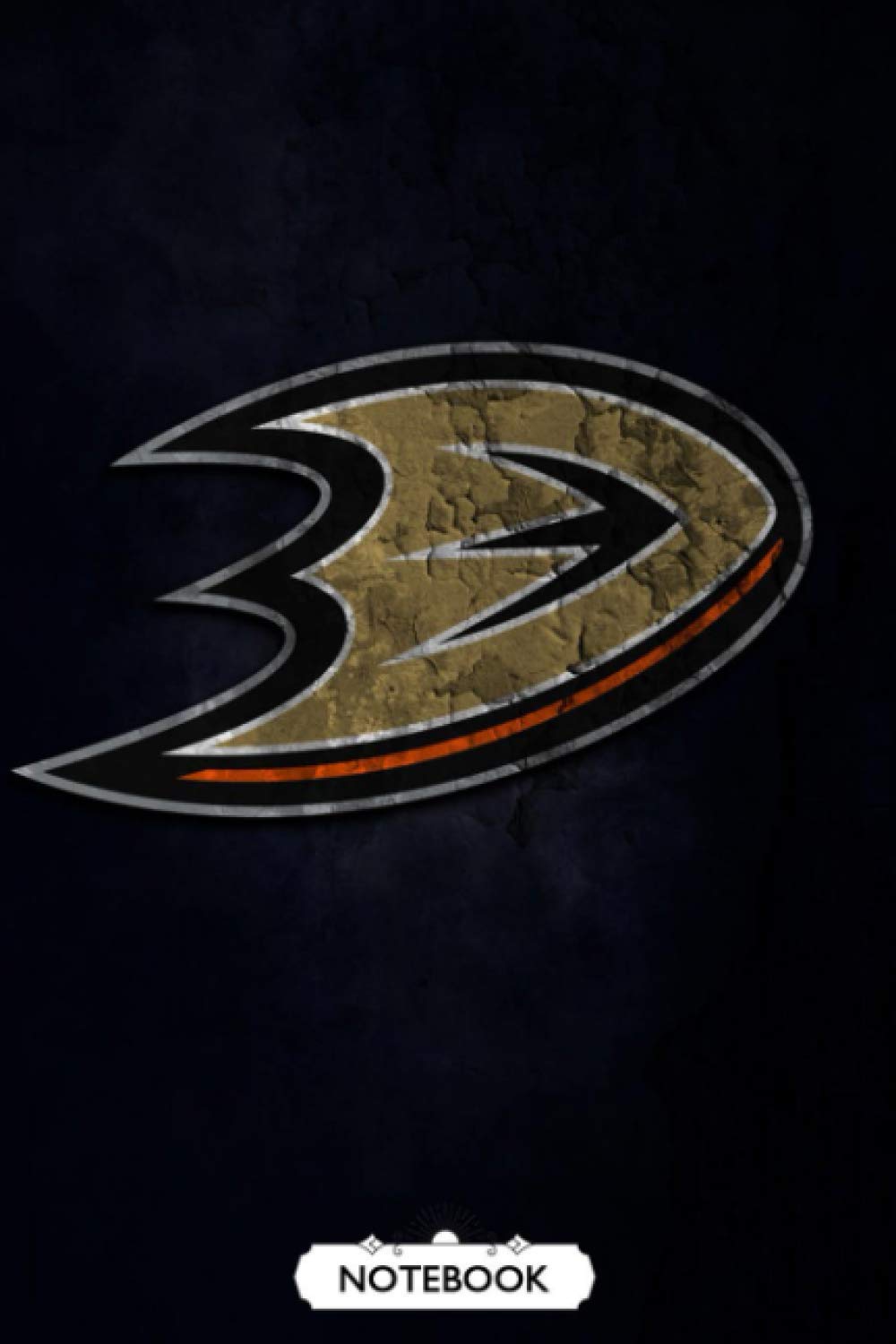 NHL Notebook : Anaheim Ducks Lined Notebook Journal Blank Ruled Writing Journal