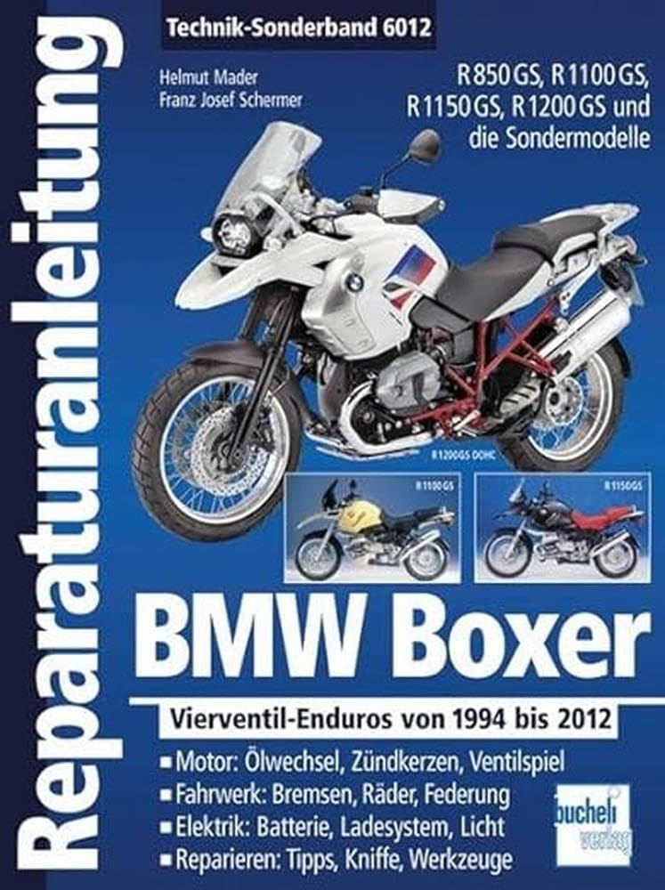 BMW Boxer Vierventil-Enduros von 1994 bis 2012: R 850 GS / R 1100 GS / R 1150 GS / R 1200 GS