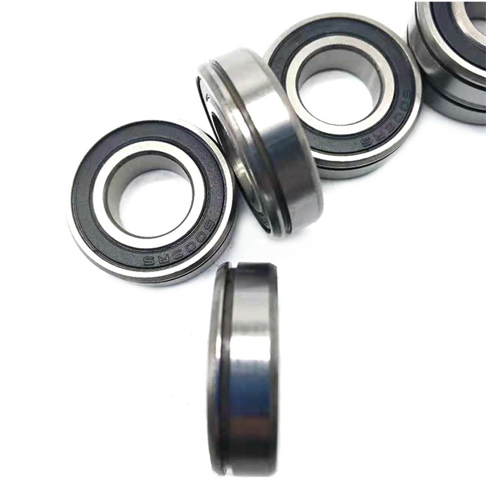 Rodamientos, Rodamiento rígido de bolas 2 piezas con ranura a presión Ranura anillo a 6005N 6006N 6007N 6008N,Durabilidad mejorada(6005N)