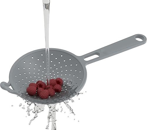 Miniatura 3 de Cambridge Silversmiths Robert Irvine Colador plegable, 2 en 1, gris