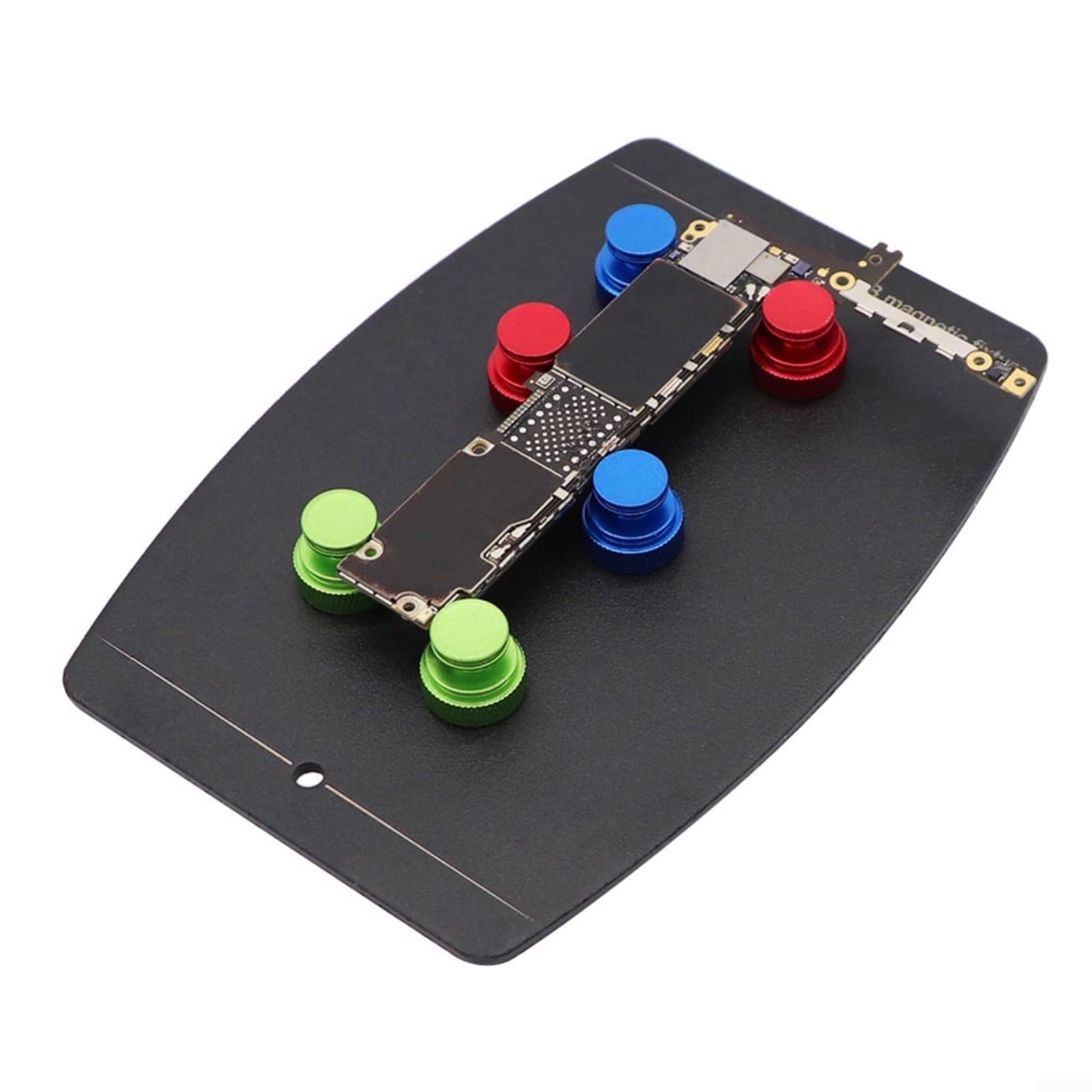 Soporte de PCB de tercera mano con base magnética de metal de 140x100mm para soldadura electrónica