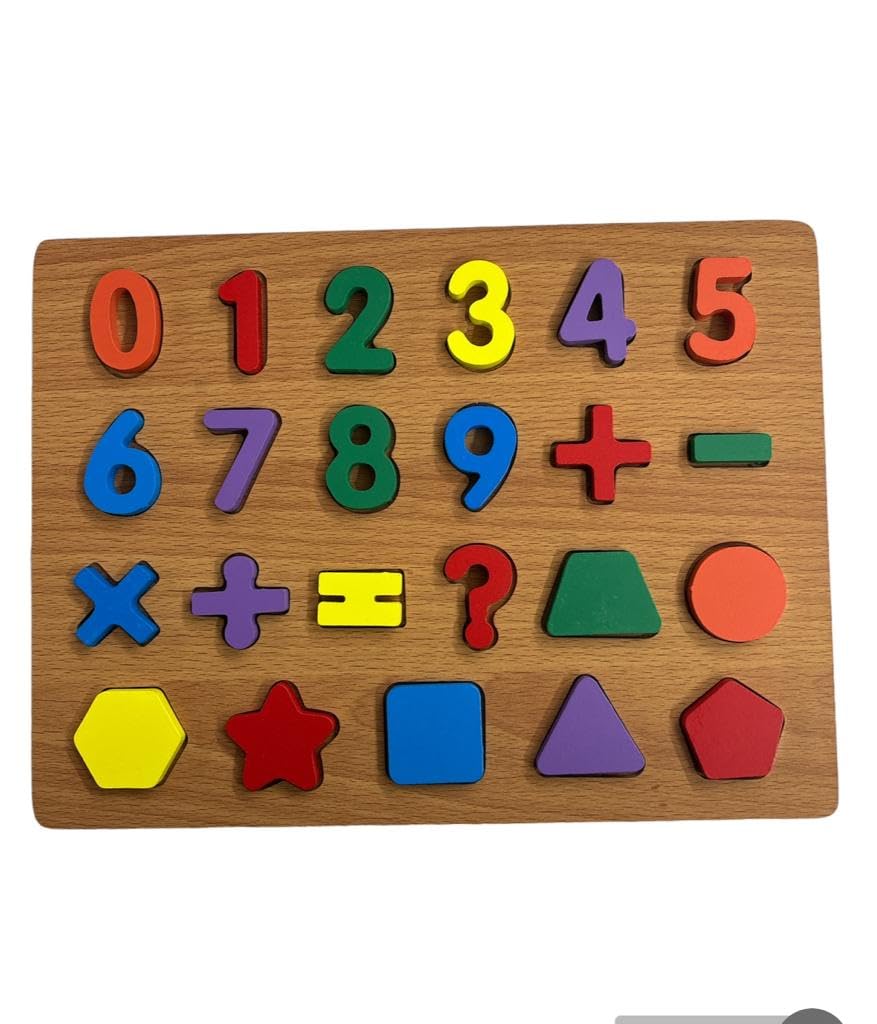 Tarev Wooden Puzzles for Toddlers Ages 1-3, Wooden Number Shape Puzzles Toddler Learning Puzzle Toys for Kids Boys & Girls,Early Education Letter Puzzle for Toddlers 2-4 Years Old (B0CRTQ3T71) Amazon Price History, Amazon Price Tracker