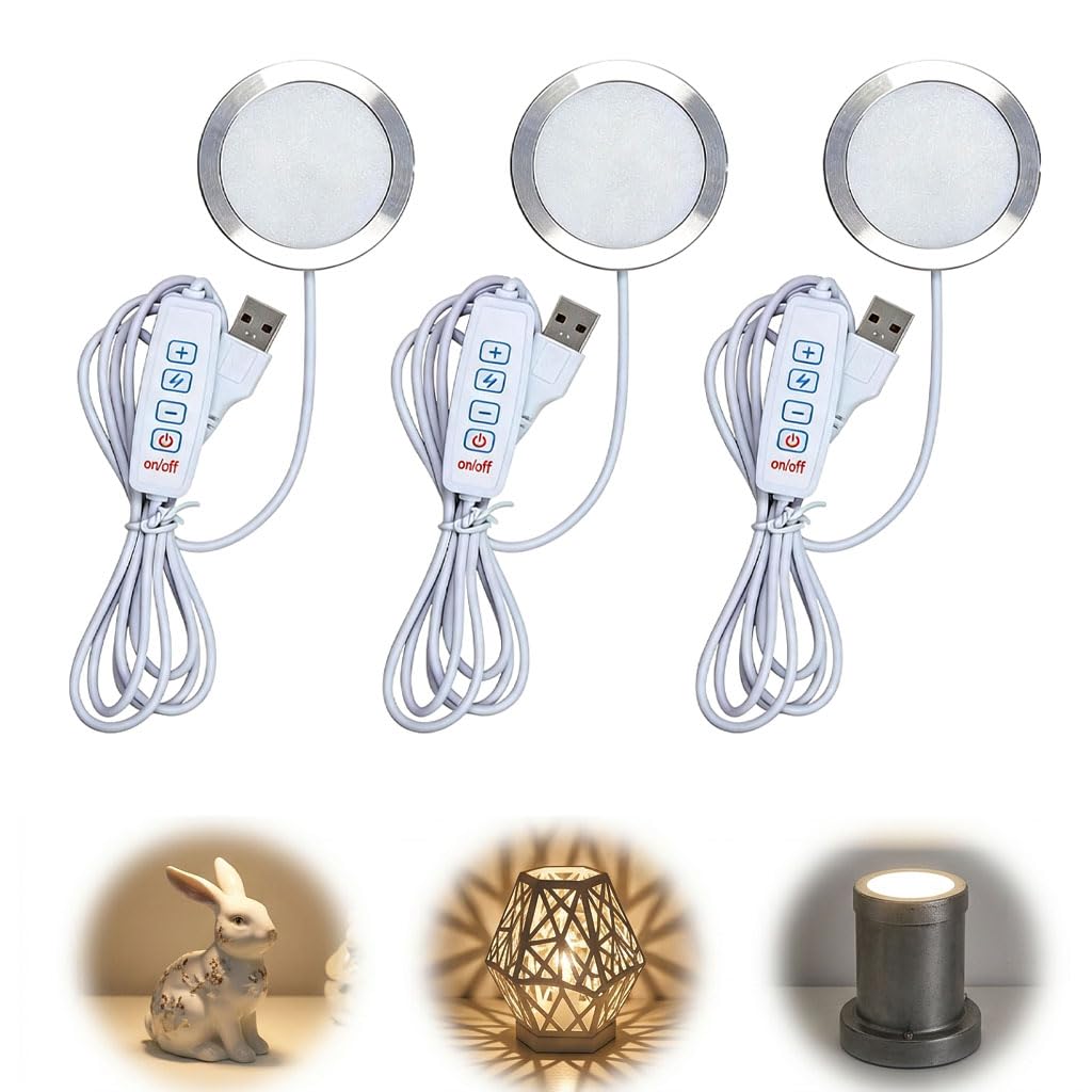 3 Piezas de Kit Bombillas LED para Bambu Lab Modelos Impresora 3D | Lámpara Luz LED Compatible 001 Lab X1C P1P P1S X1 Adaptable Diversos Modelos de Pantallas Bricolaje 3000-6400K Montaje Fácil