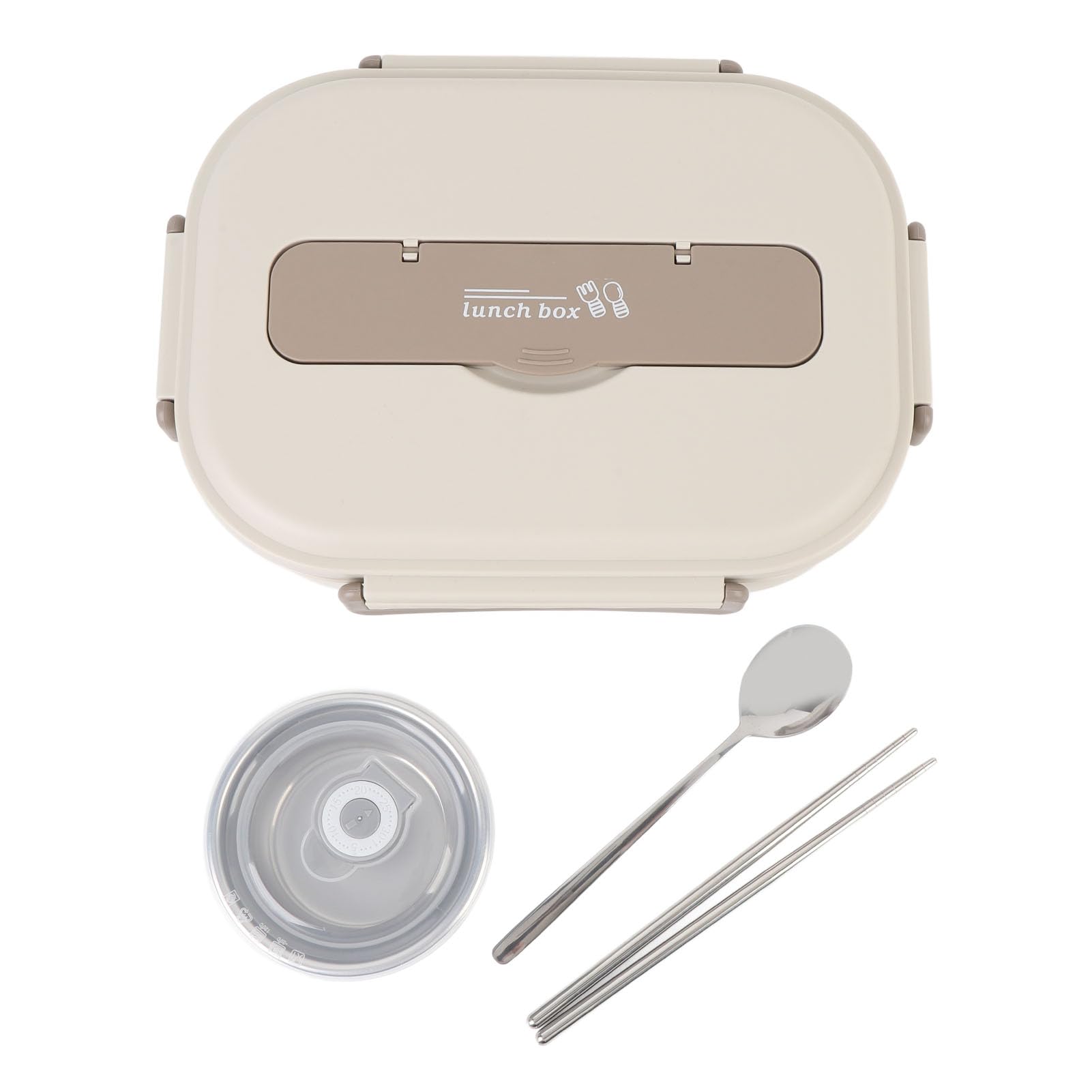 Yctze Stalowy Lunch Box, pojemność 1500 Ml (Beżowy)