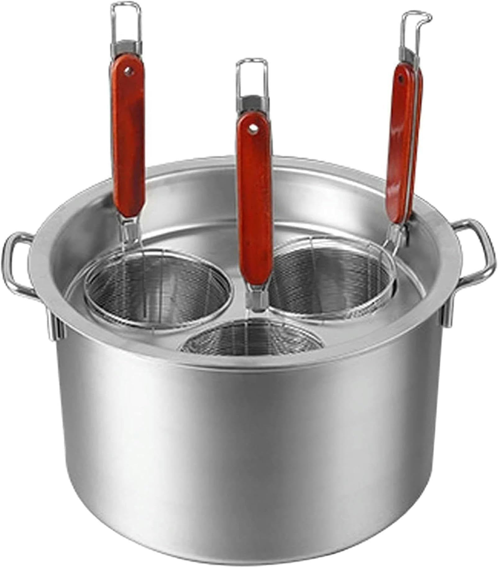HTTGDGDH Tainless Steel Pasta Cooker Stock Pot,Noodle Boiler, S Commercial With Insert Strainer For Home Kitchen Restaurant Cookware,3Holes