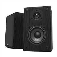 LONPOO LP-42 Coppia Diffusori da Scaffale Passivo - Hi-Fi Legno Altoparlante 75W RMS