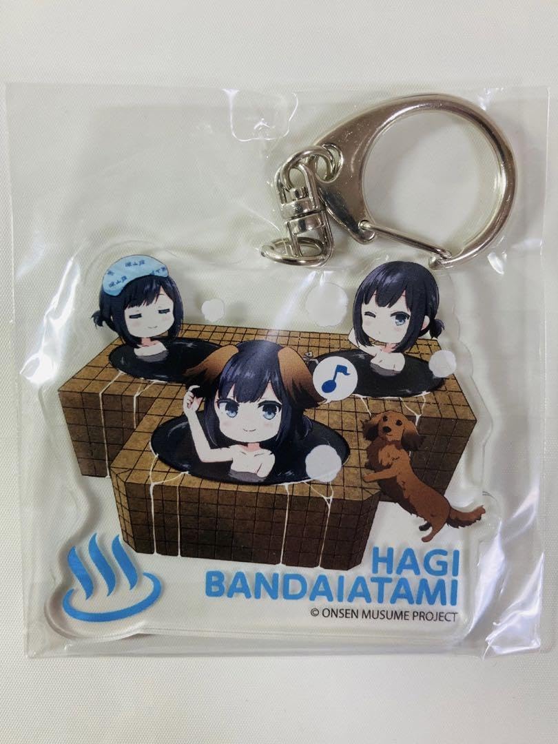 温泉むすめ 磐梯熱海 萩(福島) 缶バッジ アクリルキーホルダー