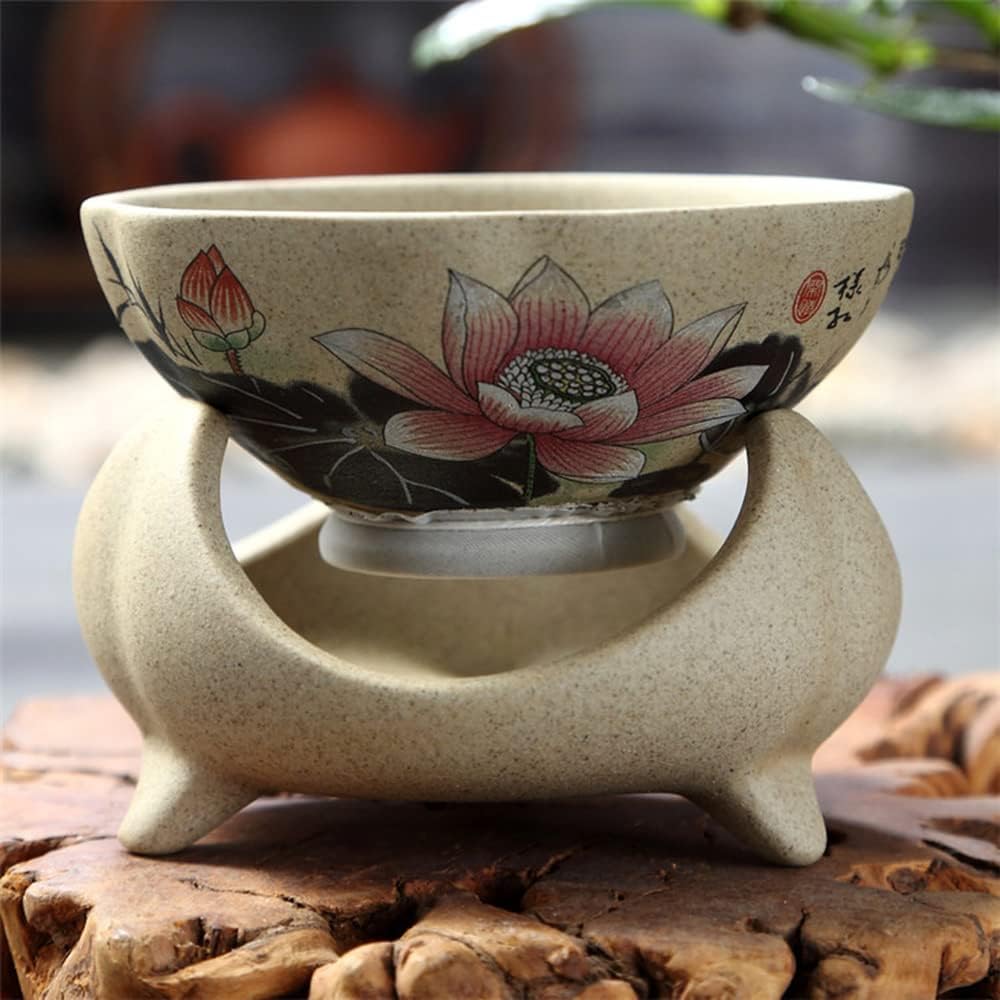 XIALON 3.5inch Pottery Tea Set Tea Strainer Tea Ceremony Accessories Tea Filter Kung Fu Tea Set