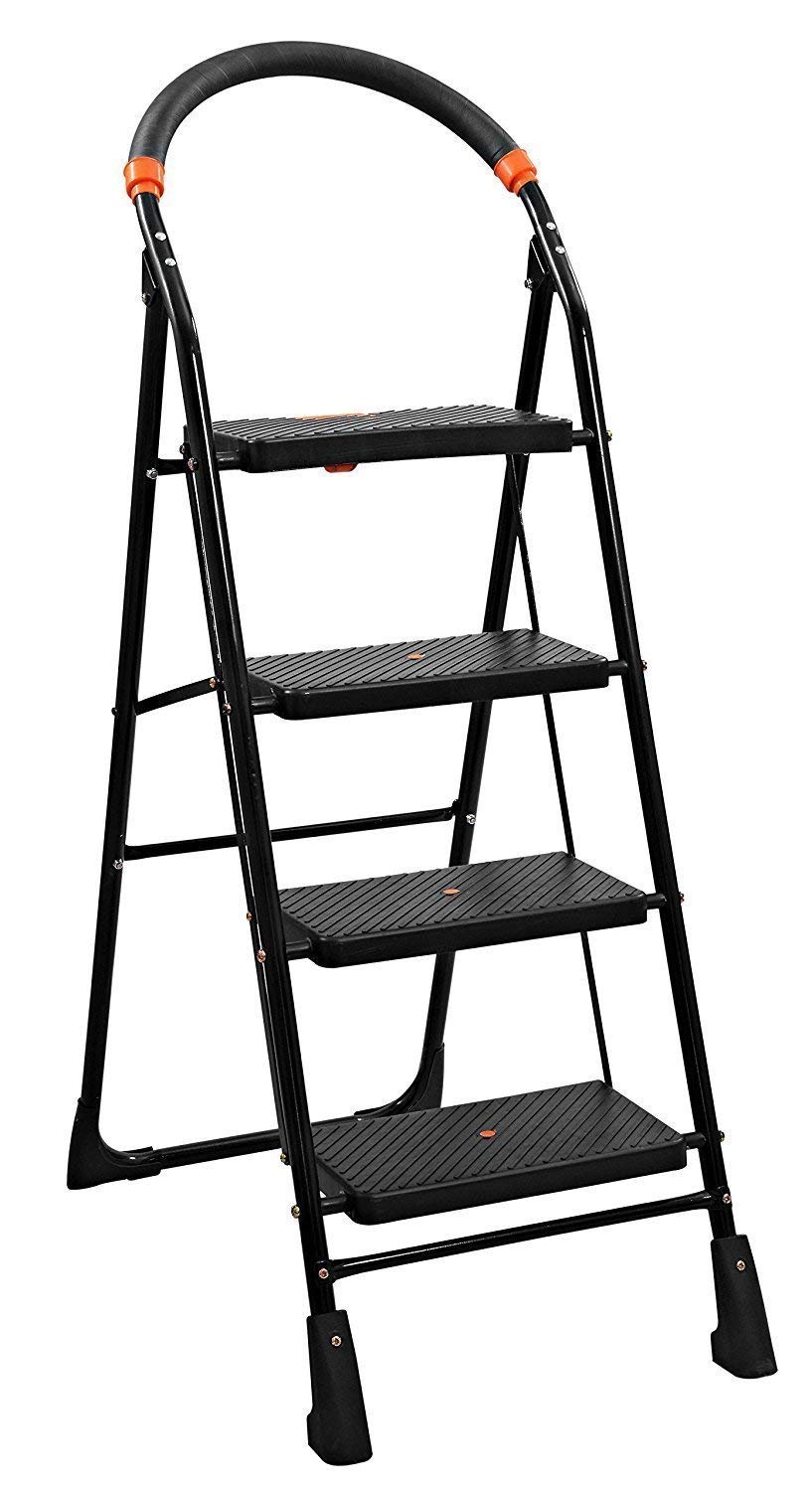 See full amazon price history chart for ORRIL OBBO Step Ladder, Foldable Ladder with Wide Steps, Ladder for Home & Office use, Durable, Wide, Lightweight & Easy to Carry Stairs for Home (Large, Black)-Made in India ORRIL OBBO Step Ladder, Foldable Ladder with Wide Steps, Ladder for Home & Office use, Durable, Wide, Lightweight & Easy to Carry Stairs for Home (Large, Black)-Made in India (B078VDFC77) Amazon Price History, Amazon Price Tracker