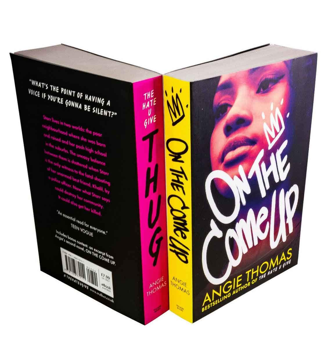 Angie Thomas 2 Book Set Collection- The Hate U Give and on the Come Up