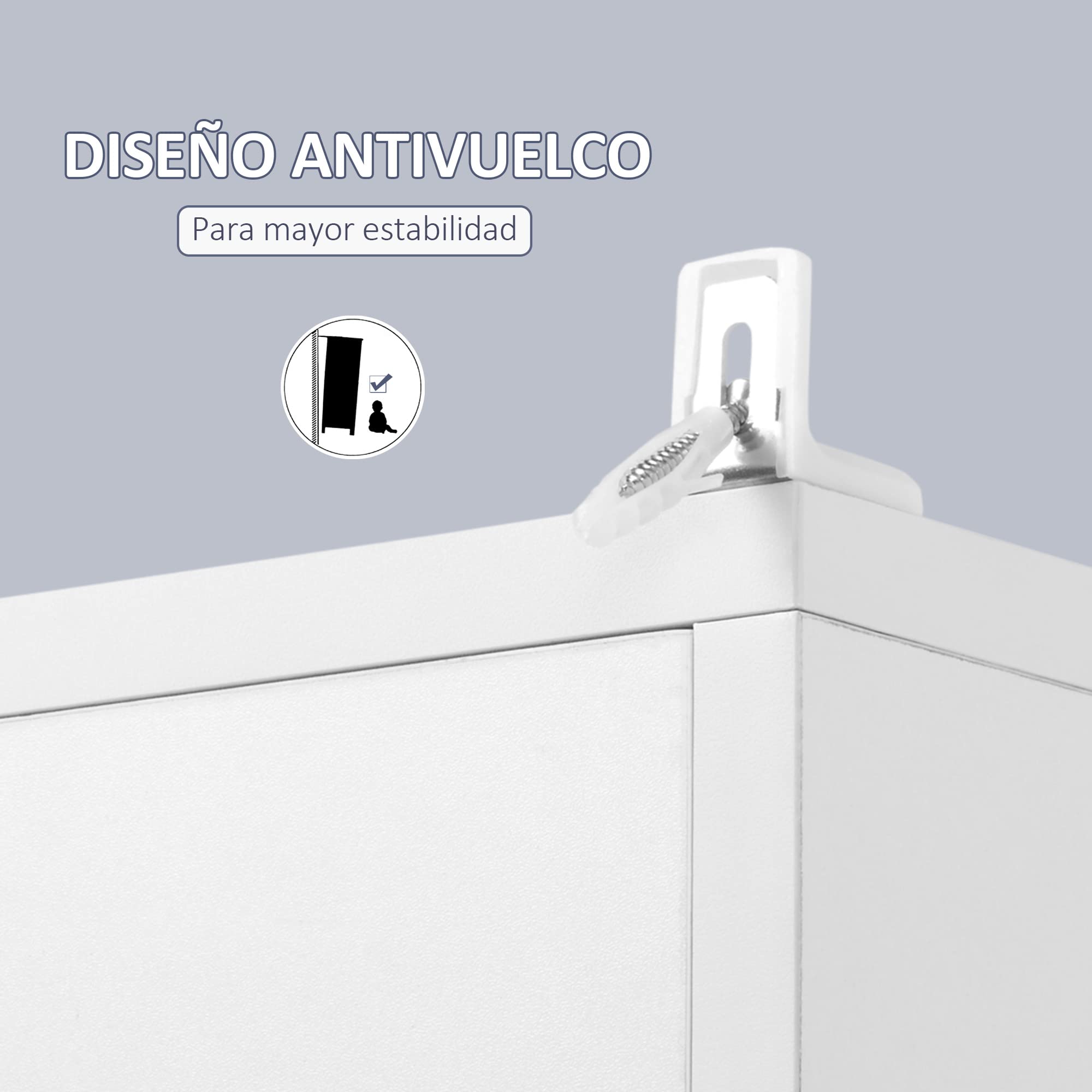 kleankin Armario Alto para Baño con Espejo Madera 30x28x180 cm Blanco | Mueble Columna de Baño, 2 Estantes Abiertos, 2 Puertas, Baldas Interiores Ajustables