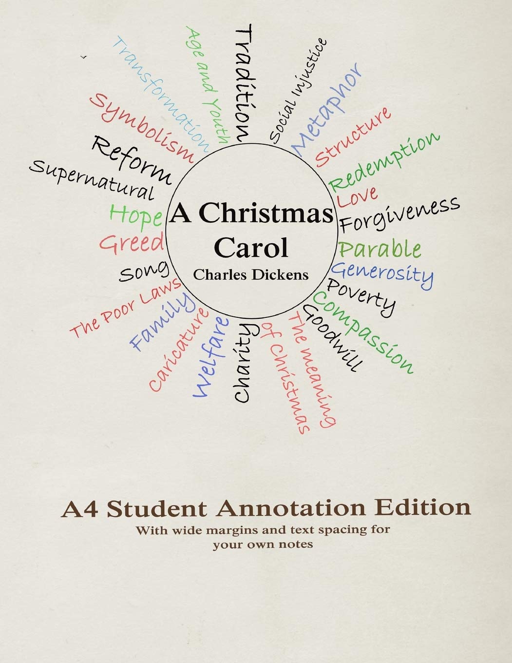 A Christmas Carol: A4 Student Annotation Edition (GCSE Study Aid)