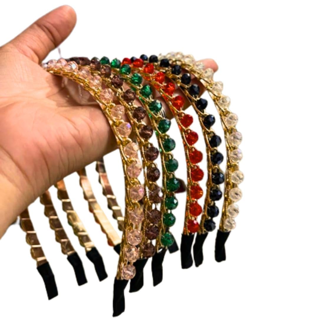 The Vastra Studio Hair Band For Women and Girls Stylish 3PC Elegent Crystal and pearls Headbands Kids Accessories Girls Bow Hair Belt For Girls Korean Fashion Baby Accessories Assorted Colours (B0CGY2ZF4C) Amazon Price History, Amazon Price Tracker