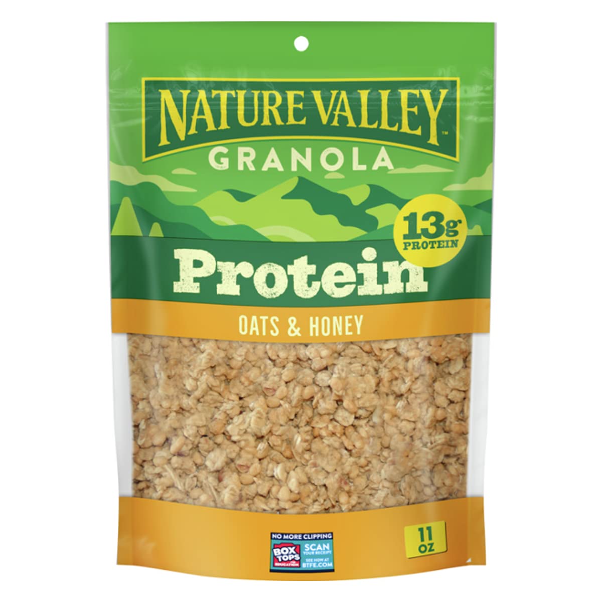 3G Enterprises Nature Valley, High Protein Granola, Oats and Honey, 11oz Bag (2 Bags)