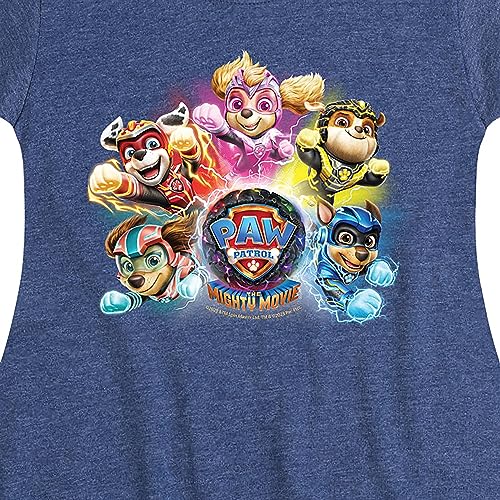 HYBRID APPAREL - Paw Patrol The Movie - Mighty Movie Character Group - Toddler & Youth Girls Fit & Flare Dress3