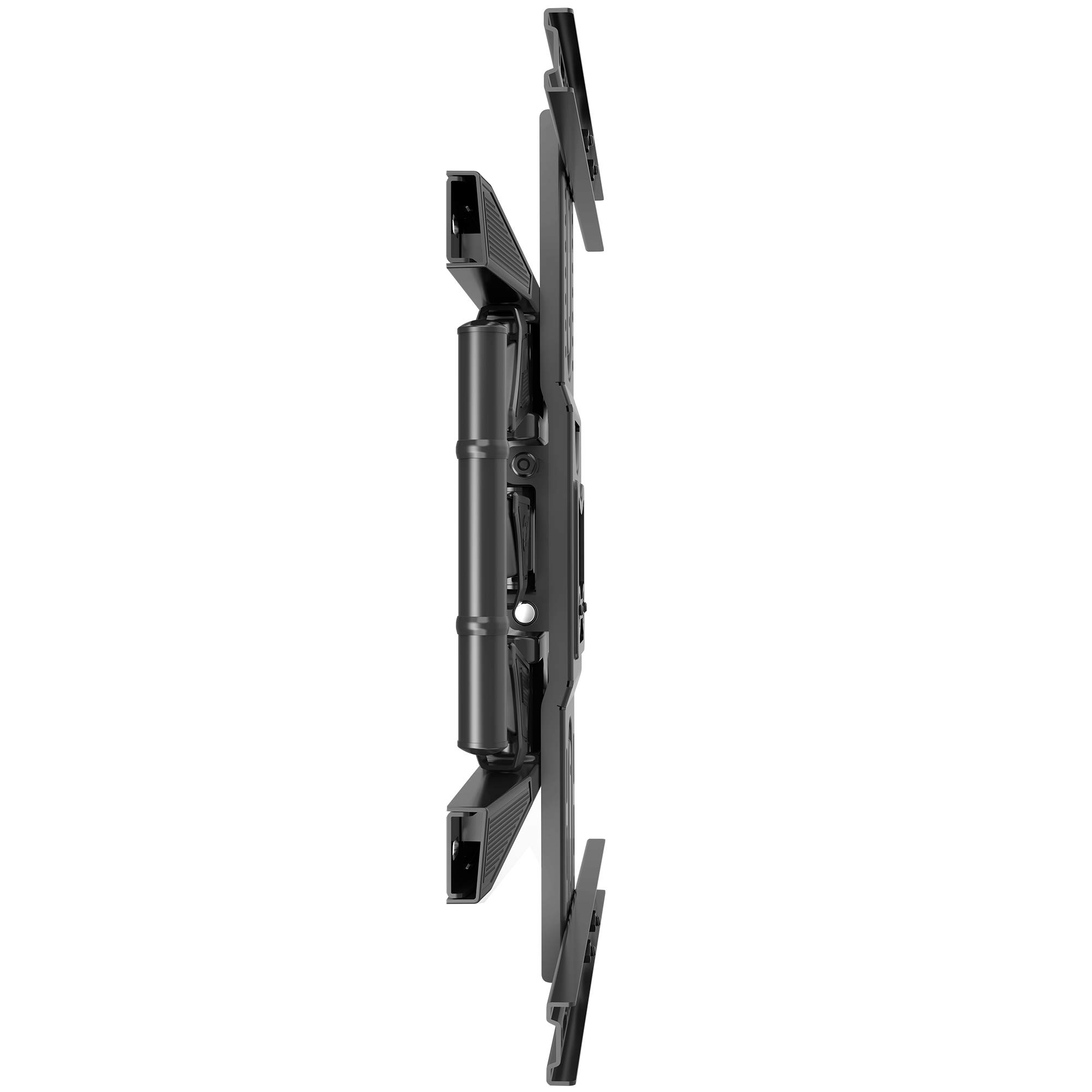 Ergosolid Supporto da parete per TV orientabile, robusto per schermi da 45 a 75 pollici, LED LCD, supporto TV con VESA max 600 x 400 mm, fino a 45,5 kg, Nero