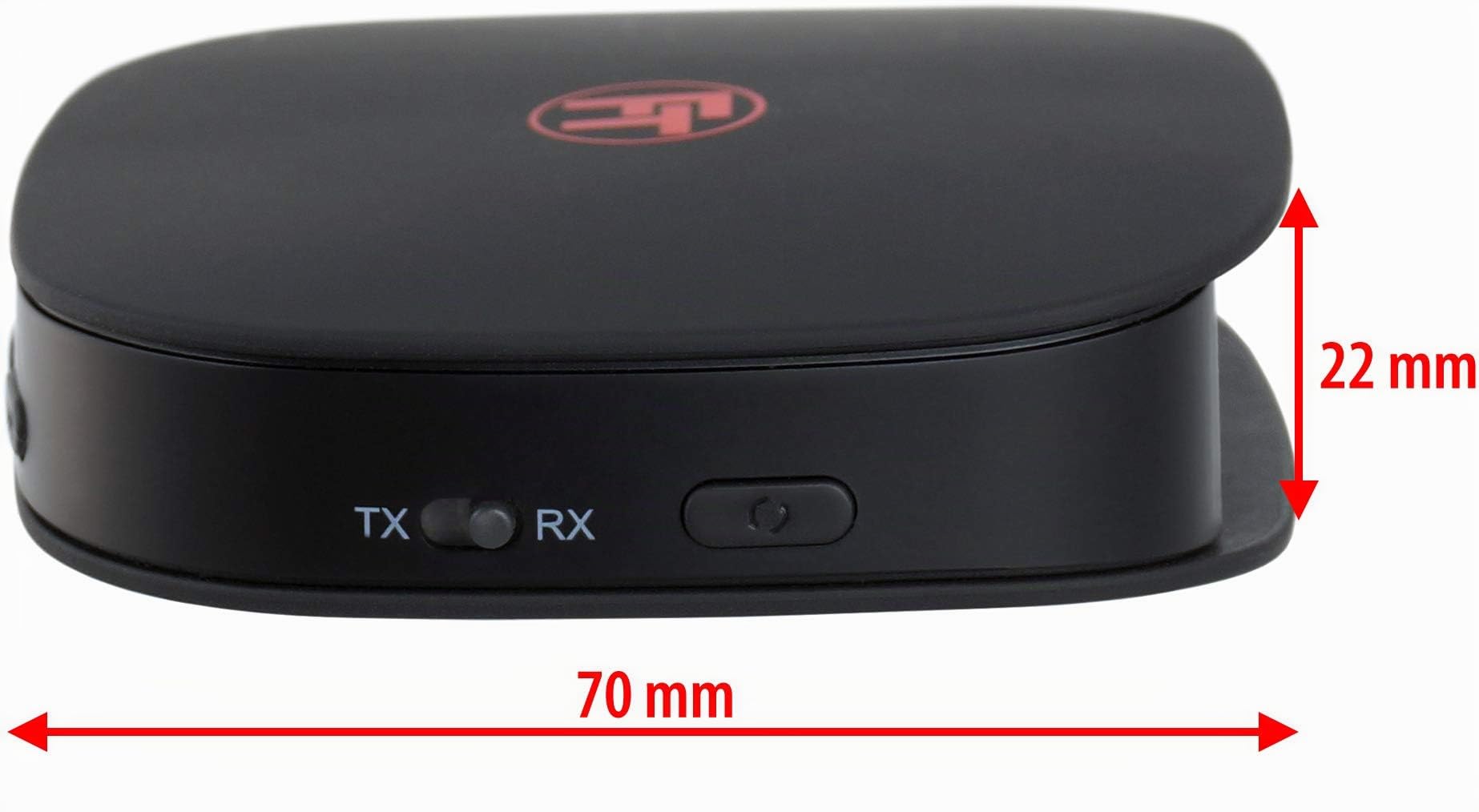 FeinTech Émetteur-récepteur audio Bluetooth 5.0 aptX HD à faible latence Toslink SPDIF, noir