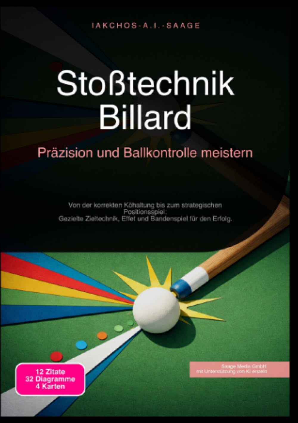 Stoßtechnik Billard: Präzision und Ballkontrolle meistern: Von der korrekten Köhaltung bis zum strategischen Positionsspiel: Gezielte Zieltechnik, Effet und Bandenspiel für den Erfolg.