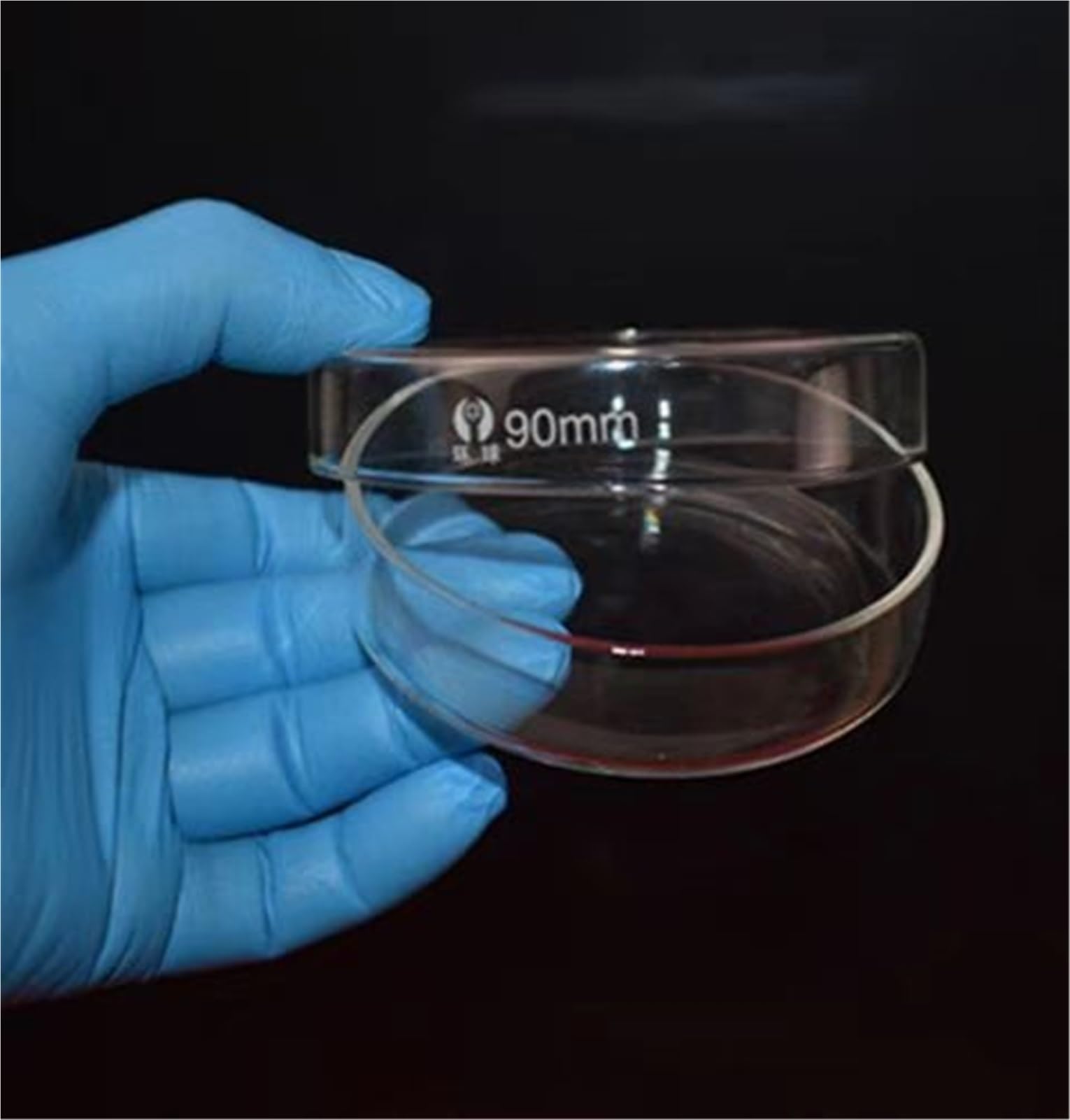Piastra for Coltura Petri in Vetro borosilicato for lievito batterico da Laboratorio 60/75/90/100/120mm con coperchi(120mm 4pcs) | 120mm 4pcs