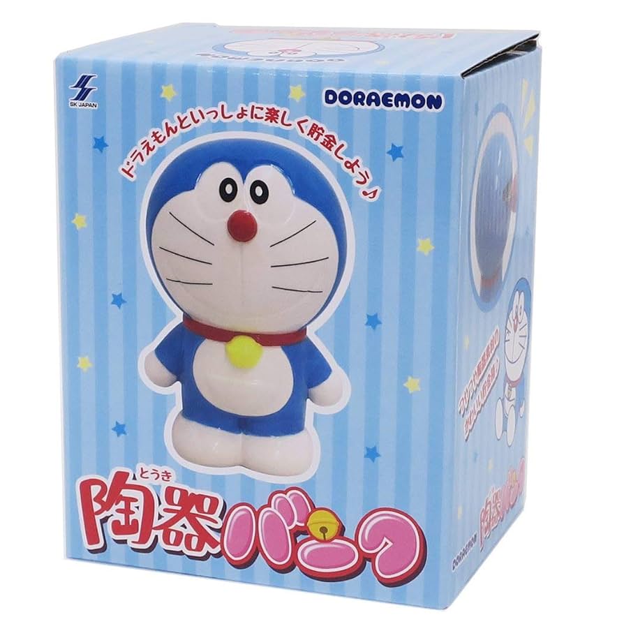 当時物 ドラえもん 陶器製 貯金箱 コインバンク レトロ ドラえもん ヴィンテージ貯金箱（コインバンク）雑貨 | Honey
