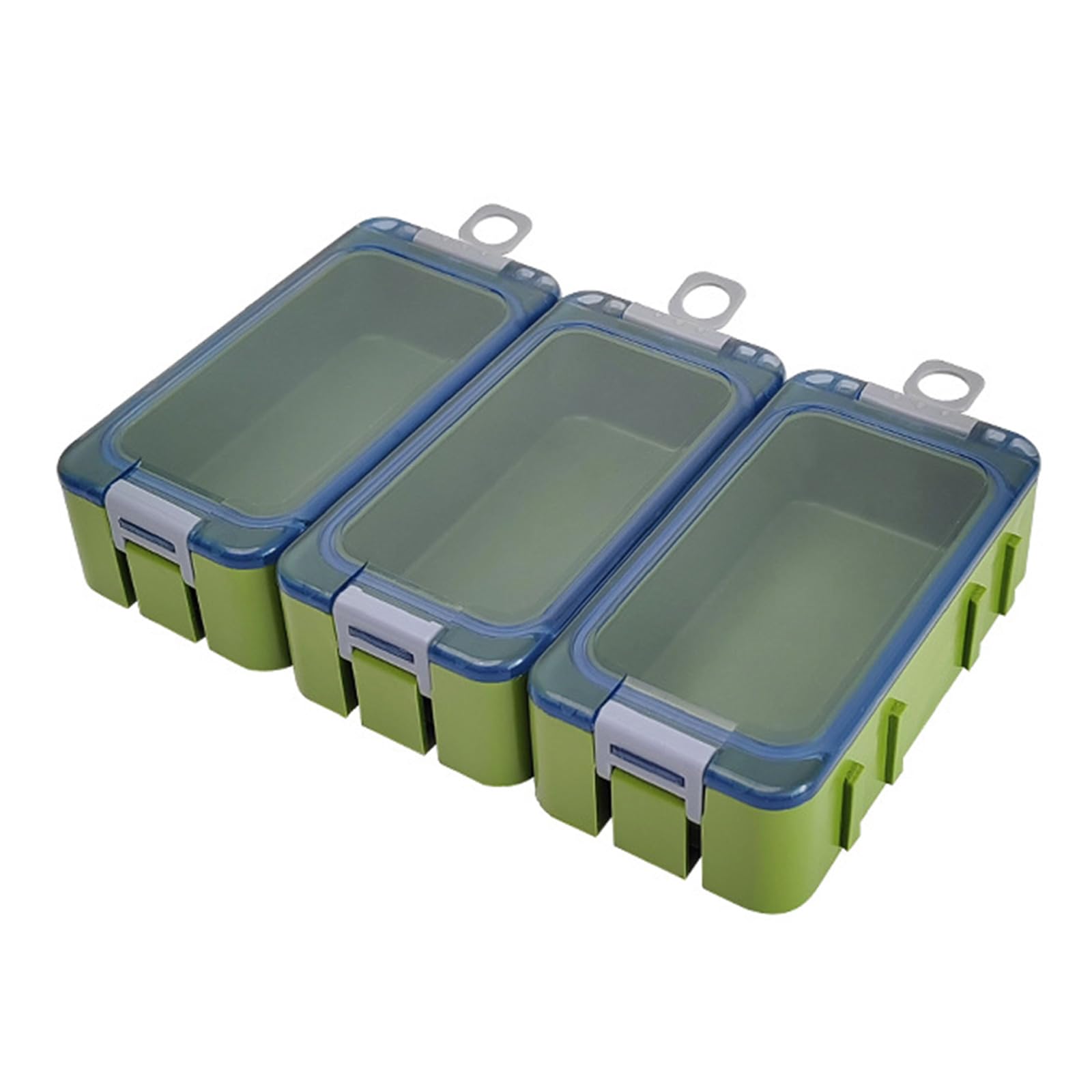 Gmbylby 3Pcs Small Tackle Box Waterproofs Luminously Fishing Accessory Box Portable Sea Fishing Tackle Box Easy To Carry