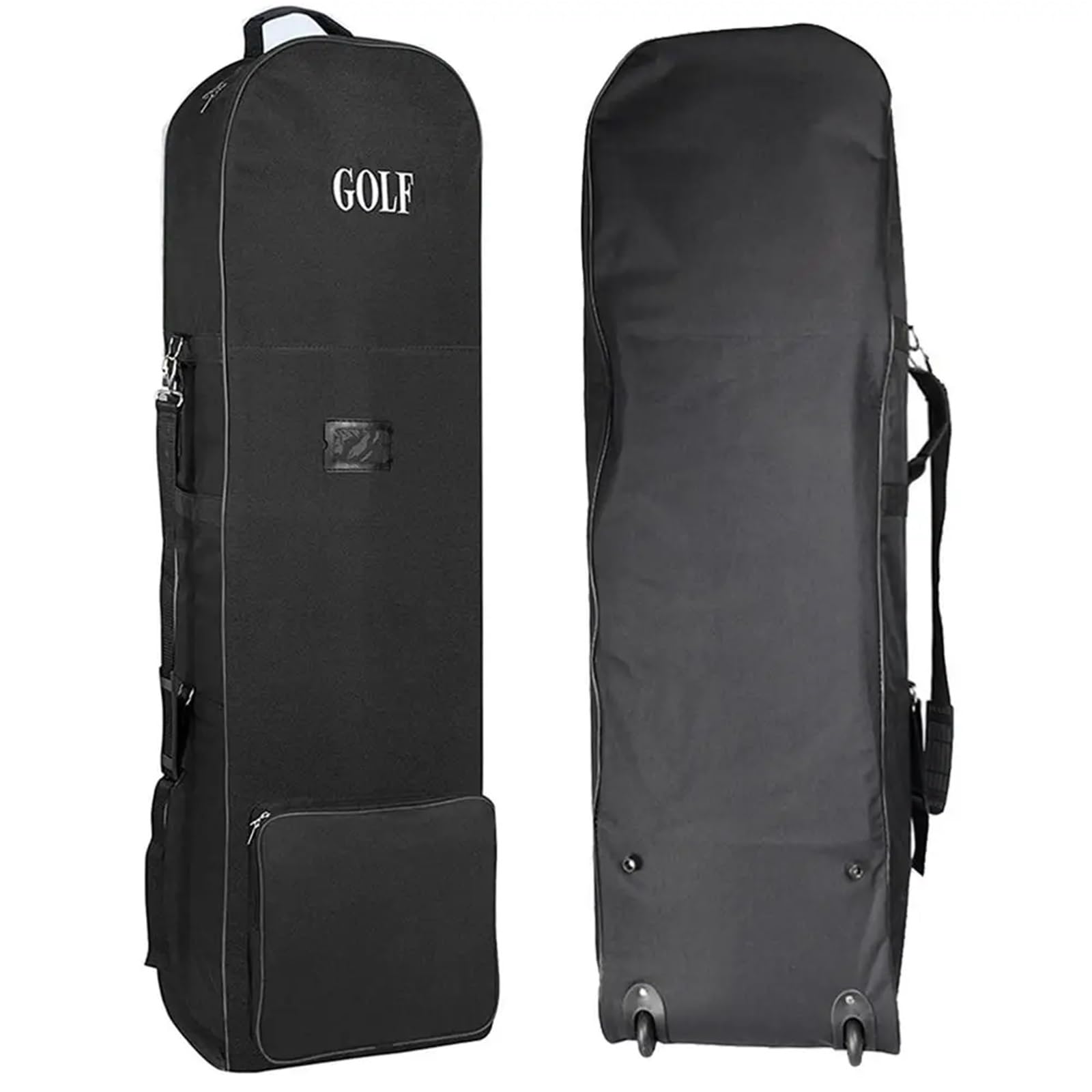 Funda para Bolsa De Golf Bolsa de Viaje Plegable for Palos Golf con Ruedas, Gran Capacidad Almacenamiento, Impermeable, 600D, Transporte aviación