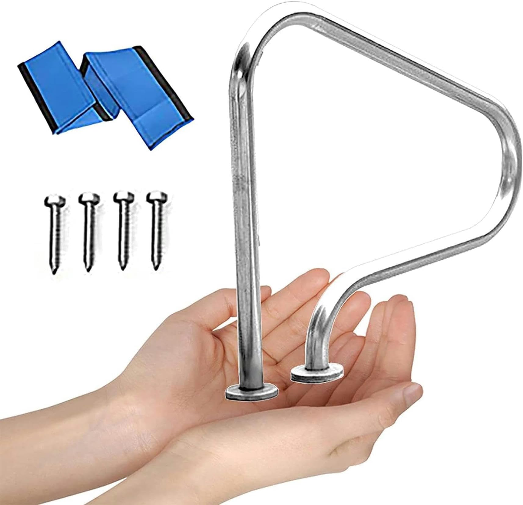 Main courante de piscine facile à monter avec kit complet et housse anti-brûlure