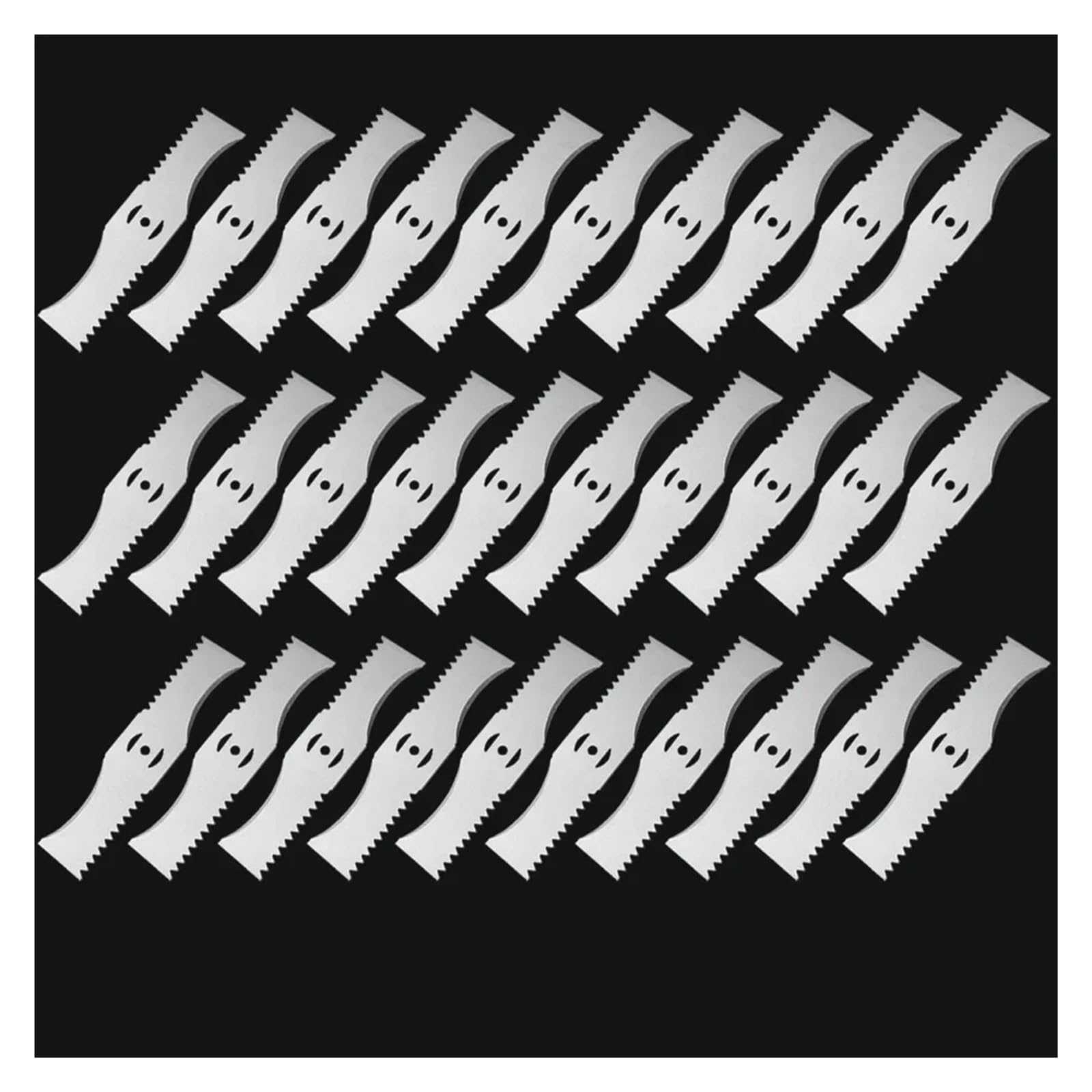 Lama Dentata A Forma Di Arco Da 150 Mm Universale Adatta For Tosaerba A Batteria Al Litio Di Piccole Dimensioni Trimmer Macchine Da Taglio Da Giardino(30PCS Blade)