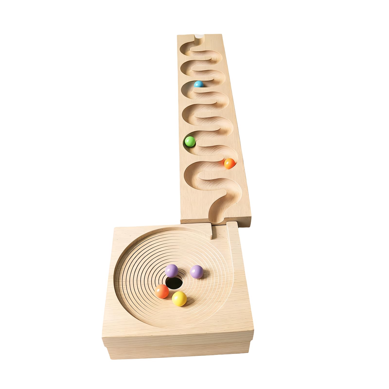 Generisch Interaktives Holzlabyrinth Puzzlespielzeug zur Entwicklung der Feinmotorik und kognitiven Fähigkeiten Kreatives Holzrollenset Lernspielzeug für Vorschulalter, fördert die Kreativität