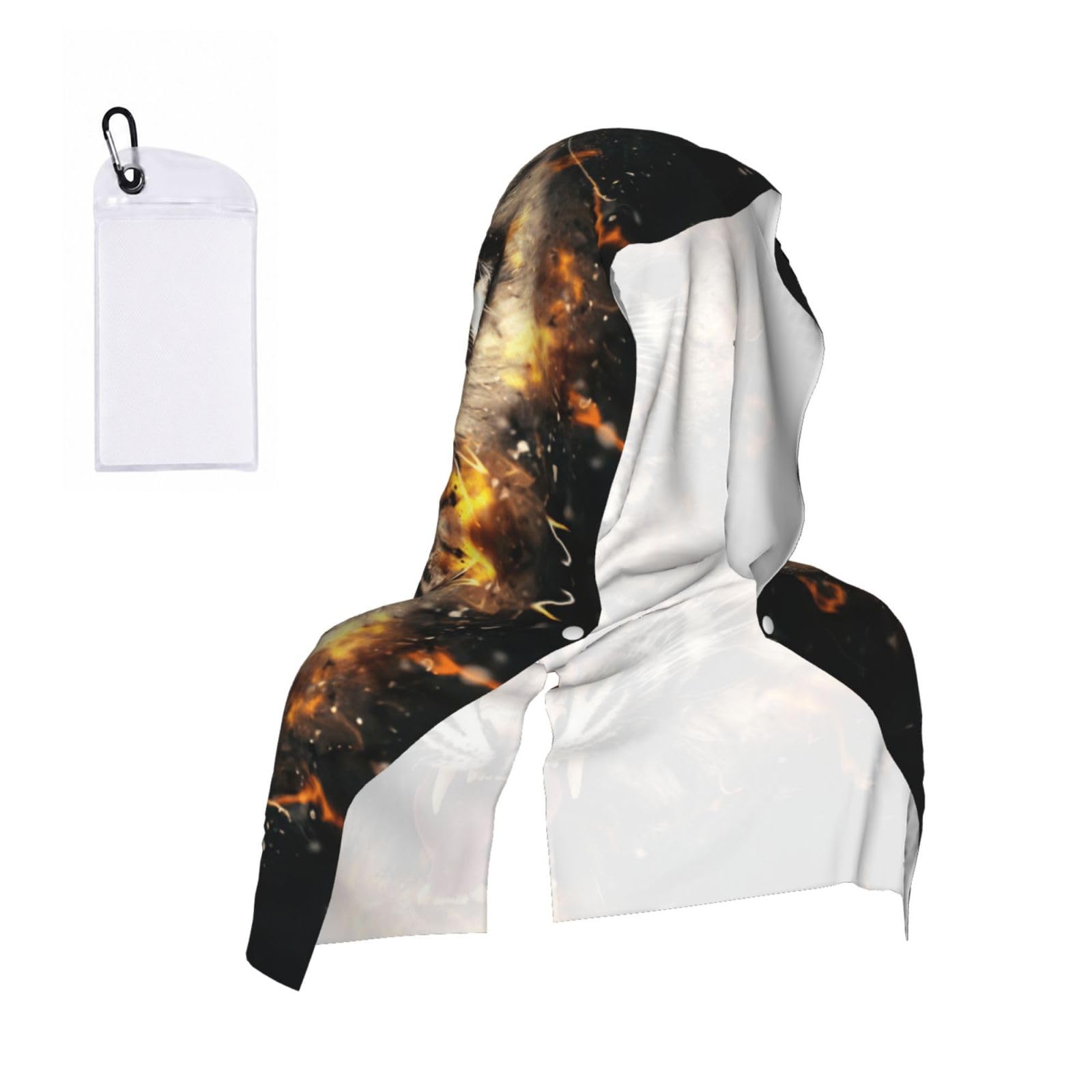 ZYJHYY Roaring Tiger Print Unisex Swimming Towel Practical Camping Towel Skin-Friendly Cooling Towel For Workout Training