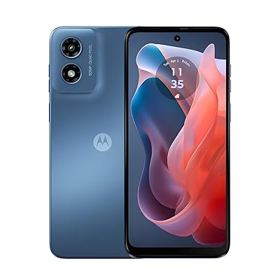 Motorola Moto G Play | 2024 | Unlocked | Made for US 4/64GB | 50MP Camera | Sapphire Blue